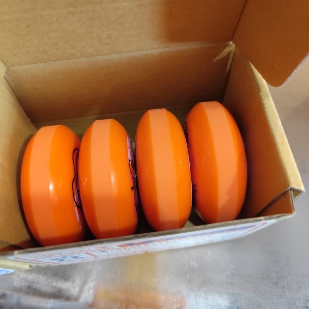 LFTOVRS - Orange 60mm/92a Tuppercore Aggressive Inline Skate Wheels