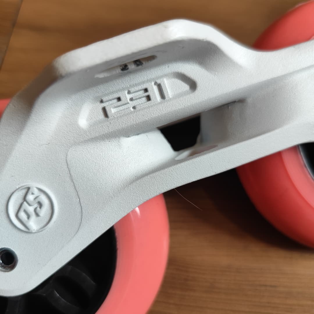 POWERSLIDE - White 90mm Trinity Inline Skate Frameset (PROMO DEAL!)