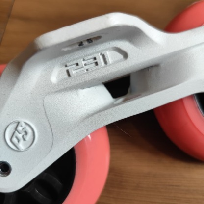 POWERSLIDE - White 90mm Trinity Inline Skate Frameset (PROMO DEAL!)