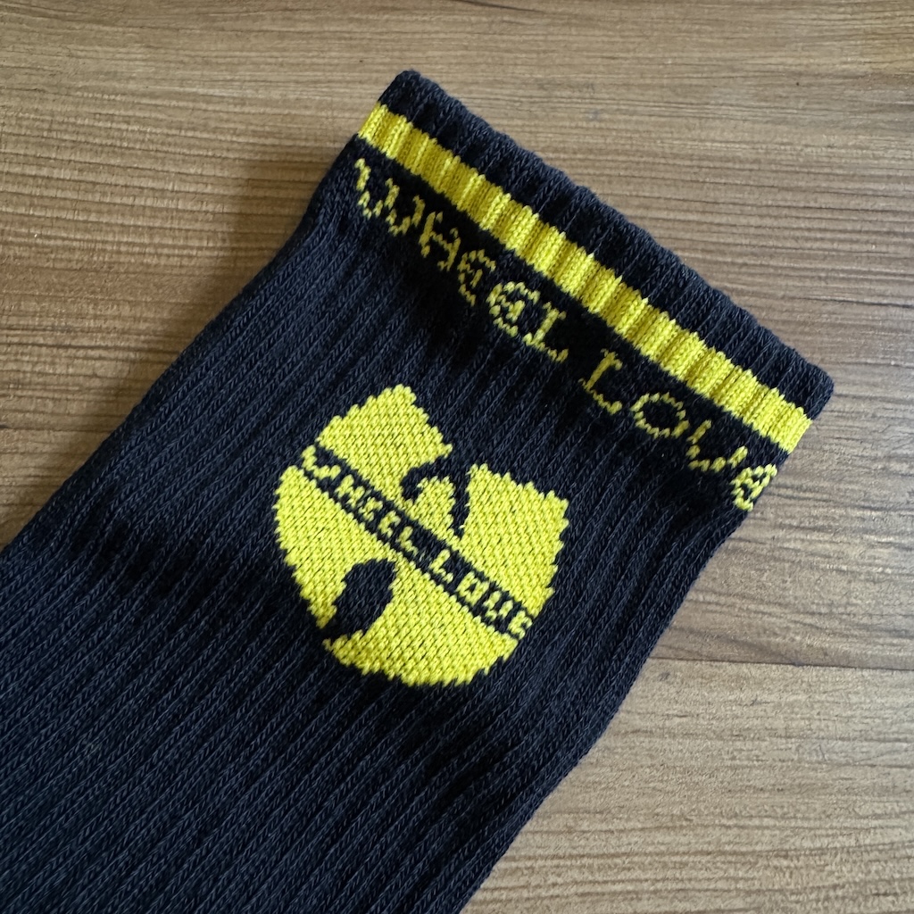 WHEEL LOVE - Wu Polka Black Socks 