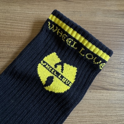 WHEEL LOVE - Wu Polka Black Socks 