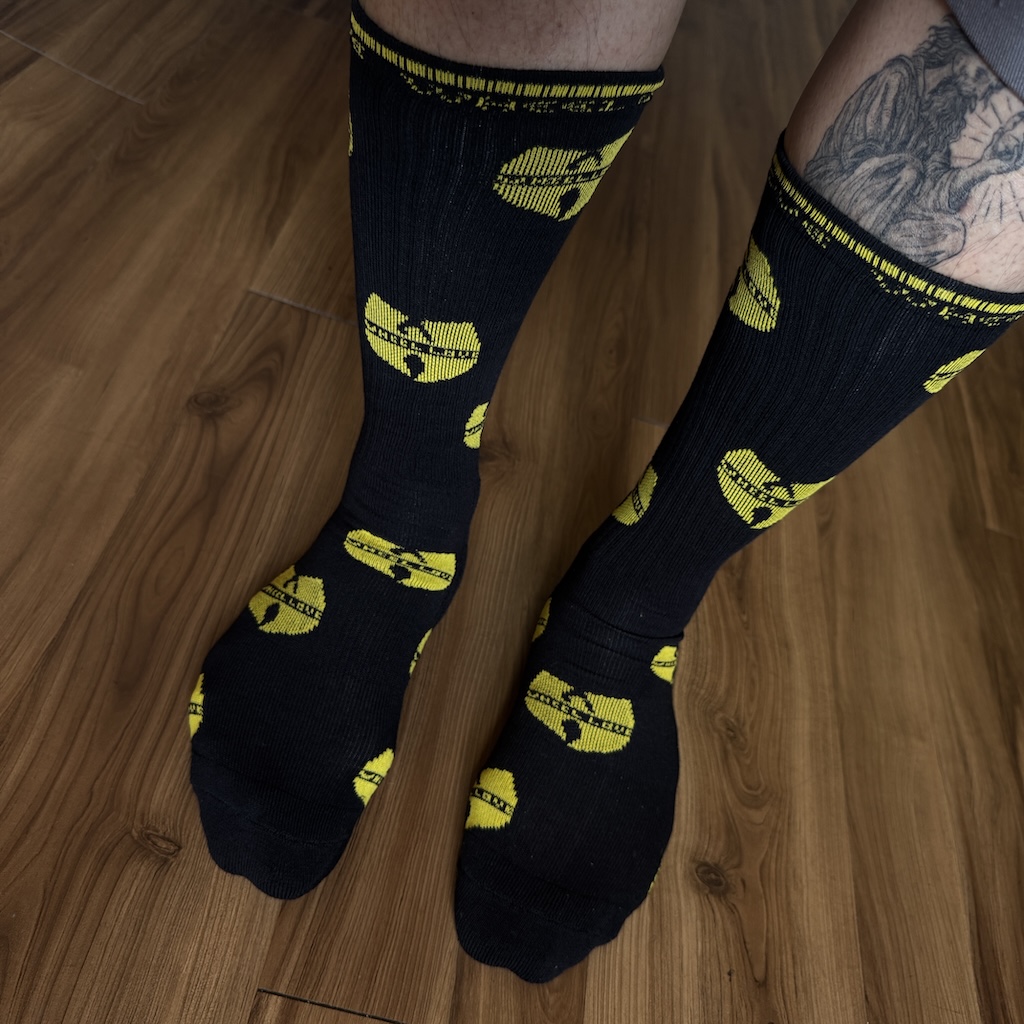 WHEEL LOVE - Wu Polka Black Socks 