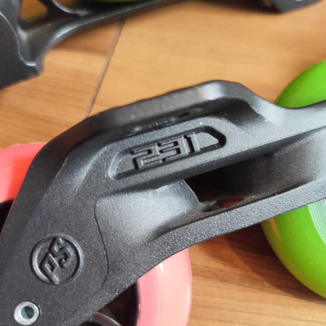 POWERSLIDE - Black 90mm Trinity Inline Skate Frameset (PROMO DEAL!)