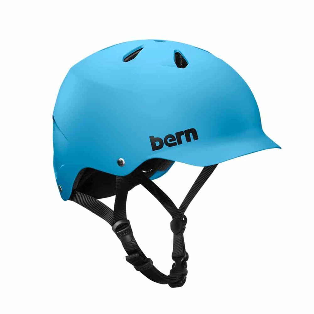 BERN - Watts EPS (Matte Cyan Blue) Helmet