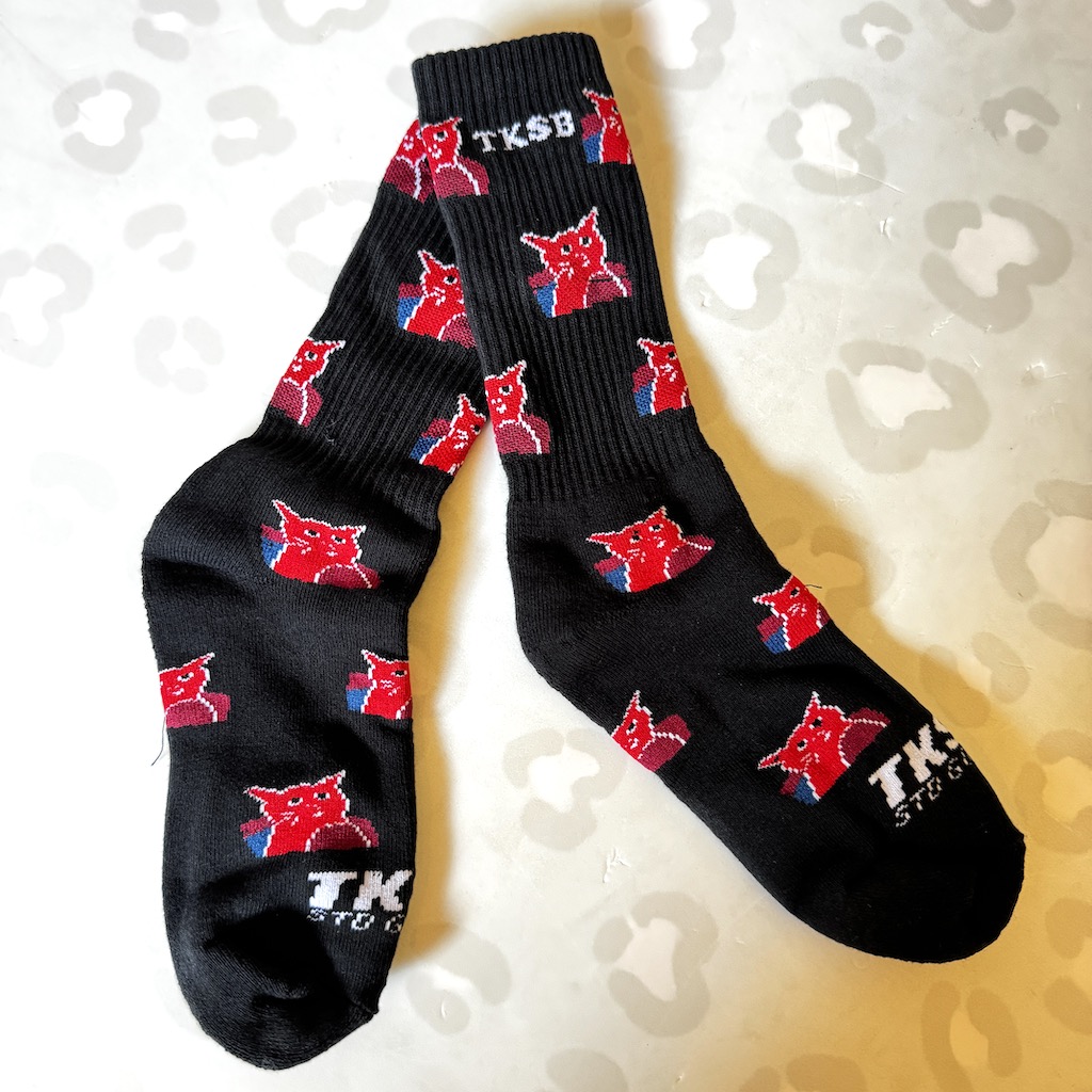 TKSB - Zonin Cat Black Socks