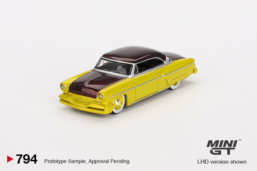 MGT00794-L Lincoln Capri Hot Rod 1954 Lime Yellow