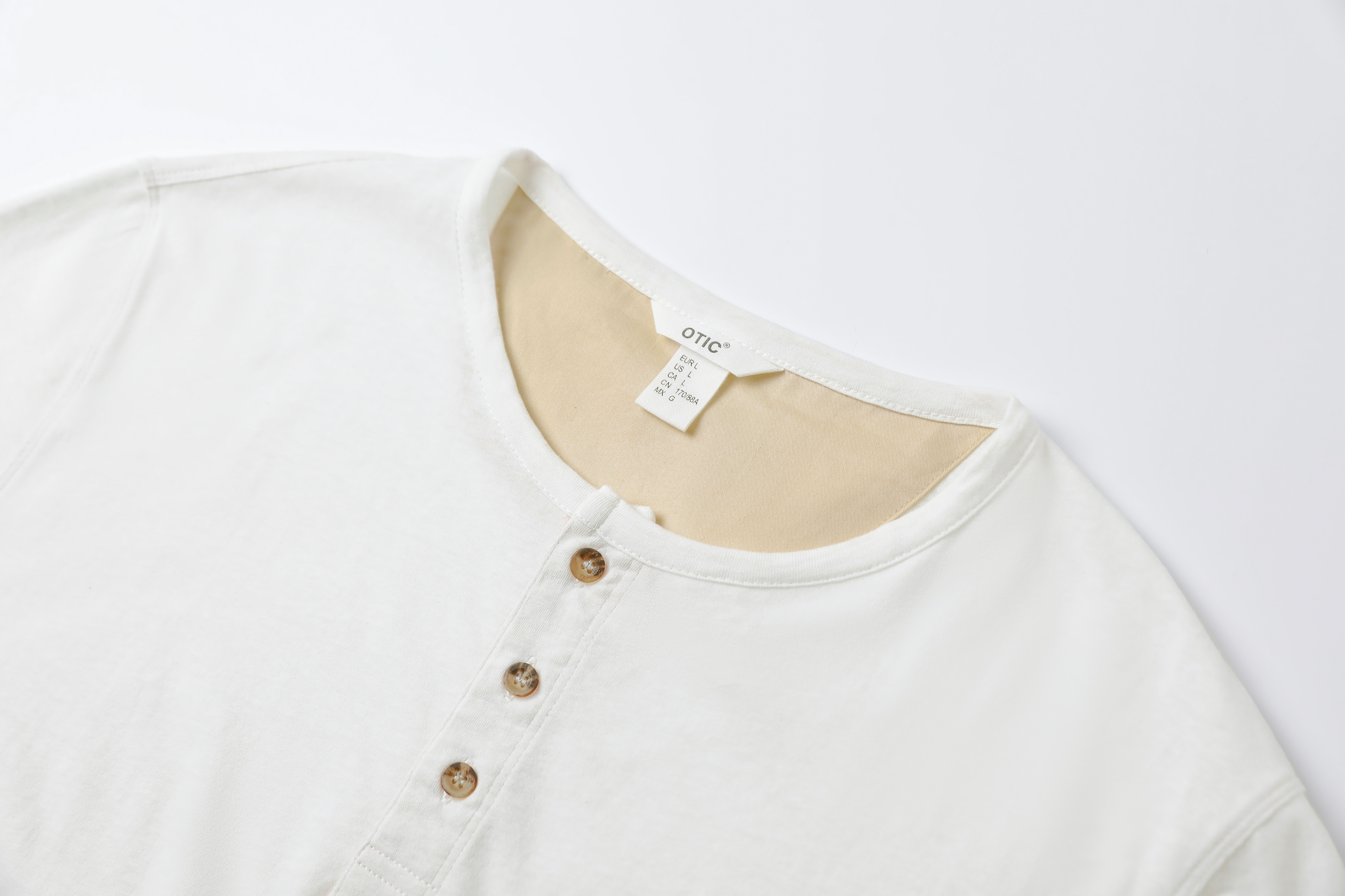 男裝黑色/白色長袖