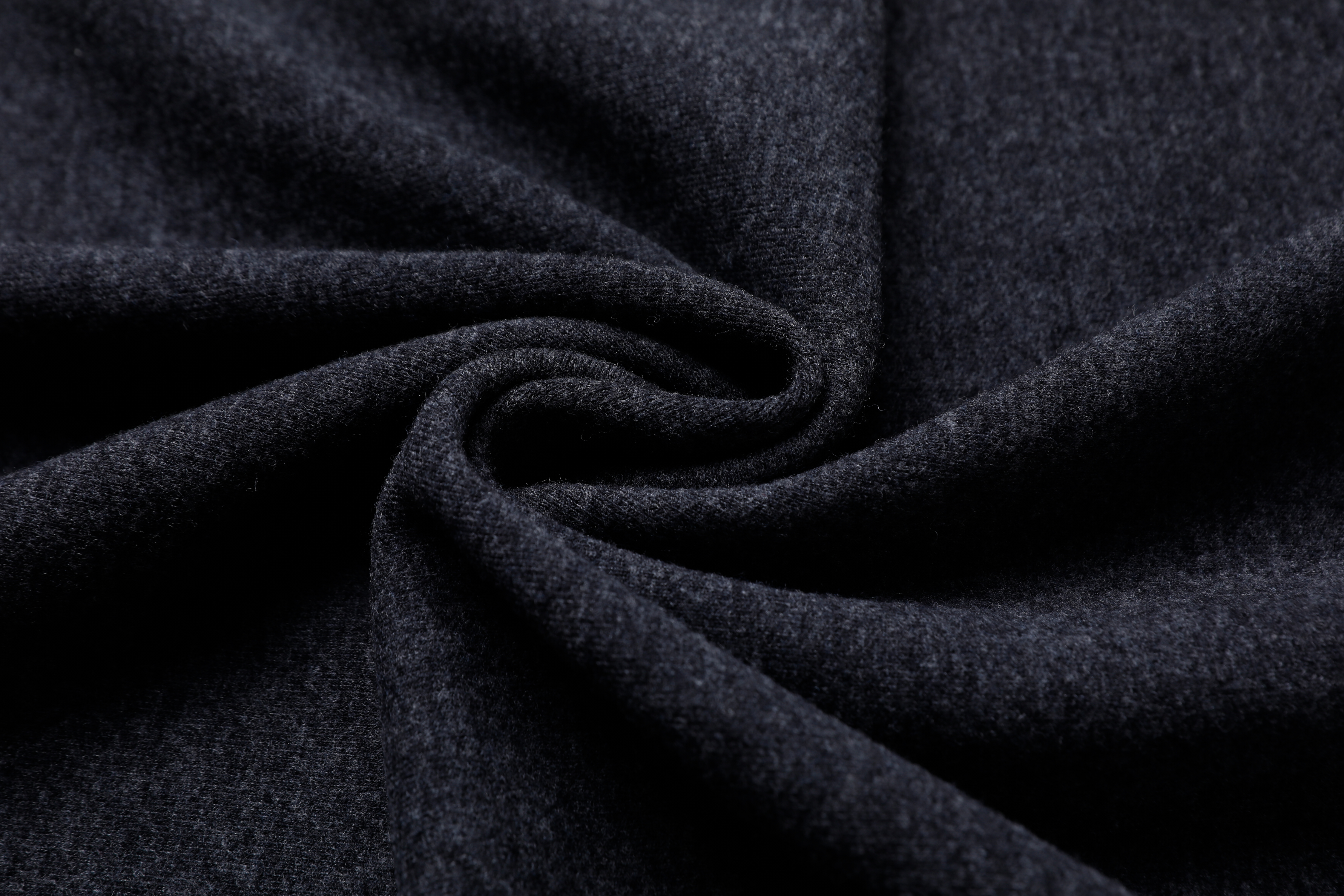 披肩（深灰色/藍底）