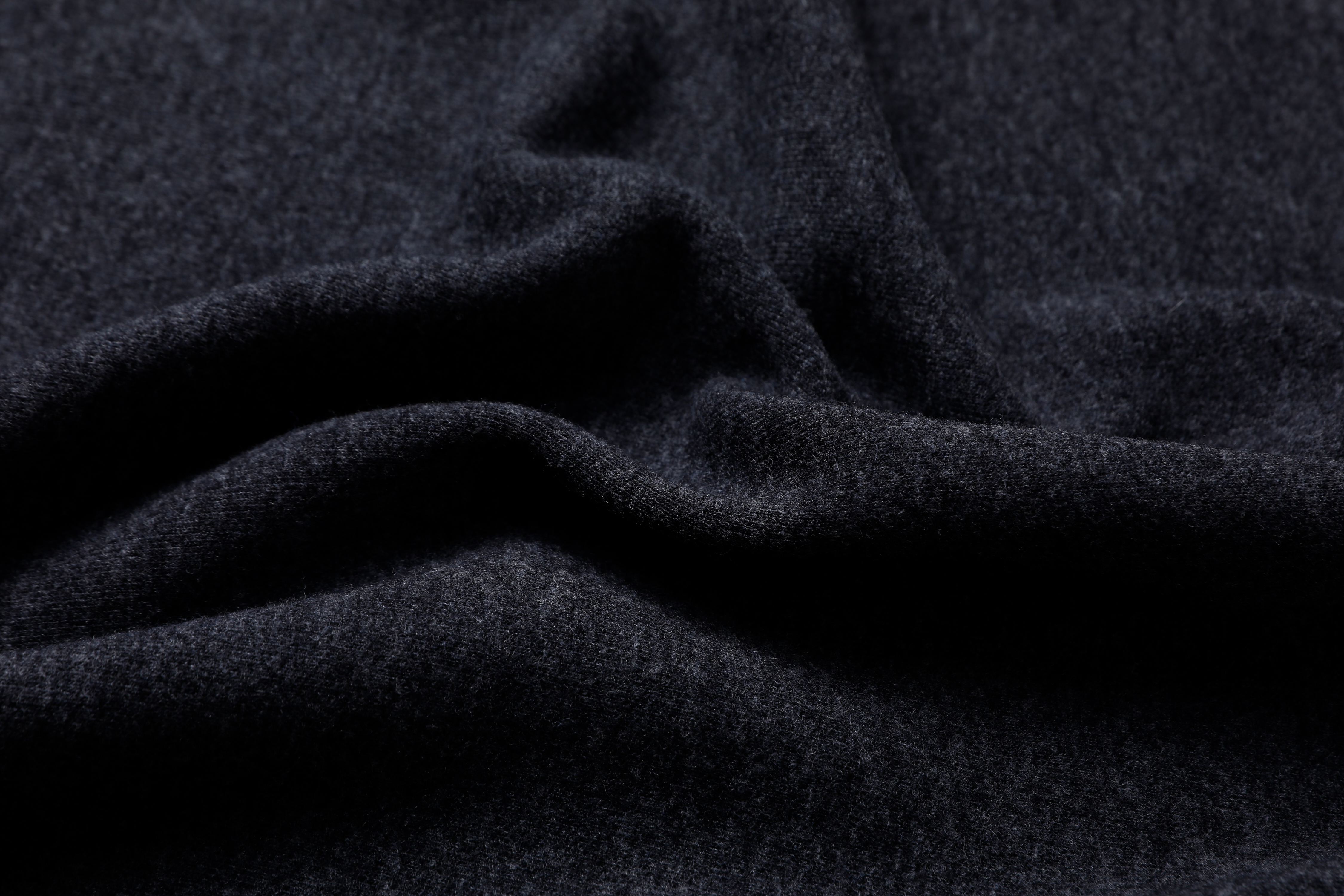 披肩（深灰色/藍底）