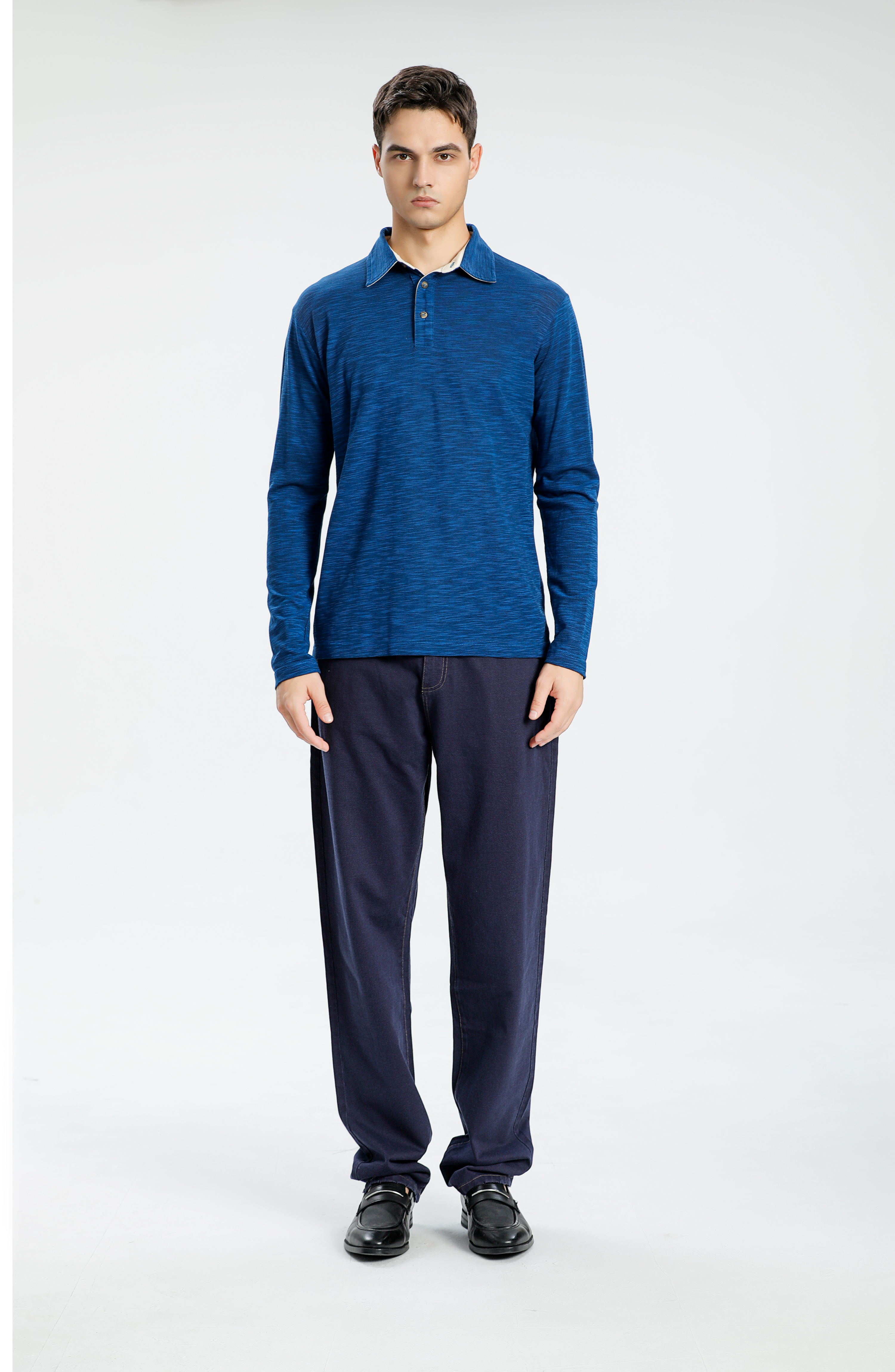 男裝經典Polo長袖