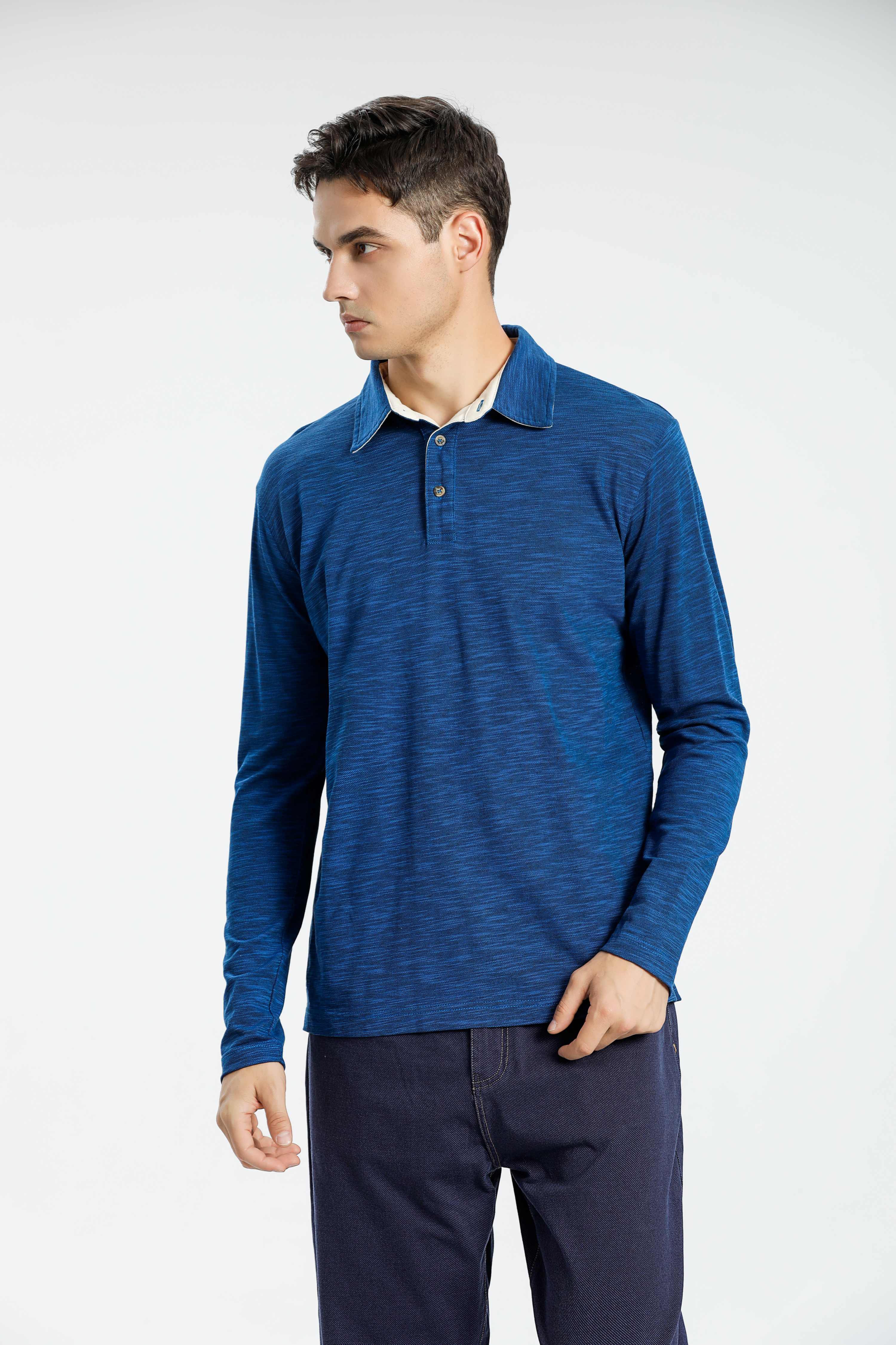 男裝經典Polo長袖