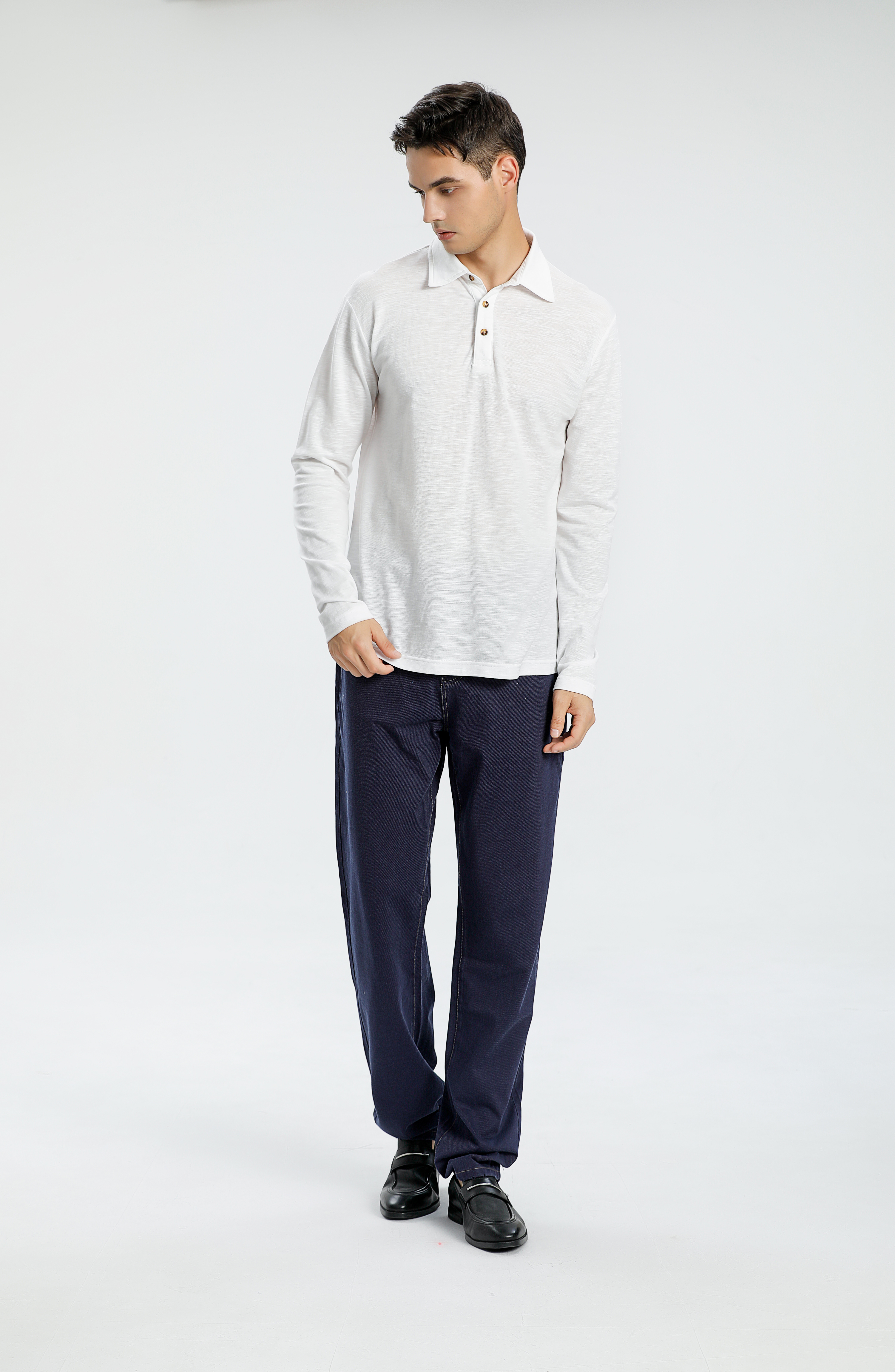 男裝經典Polo長袖