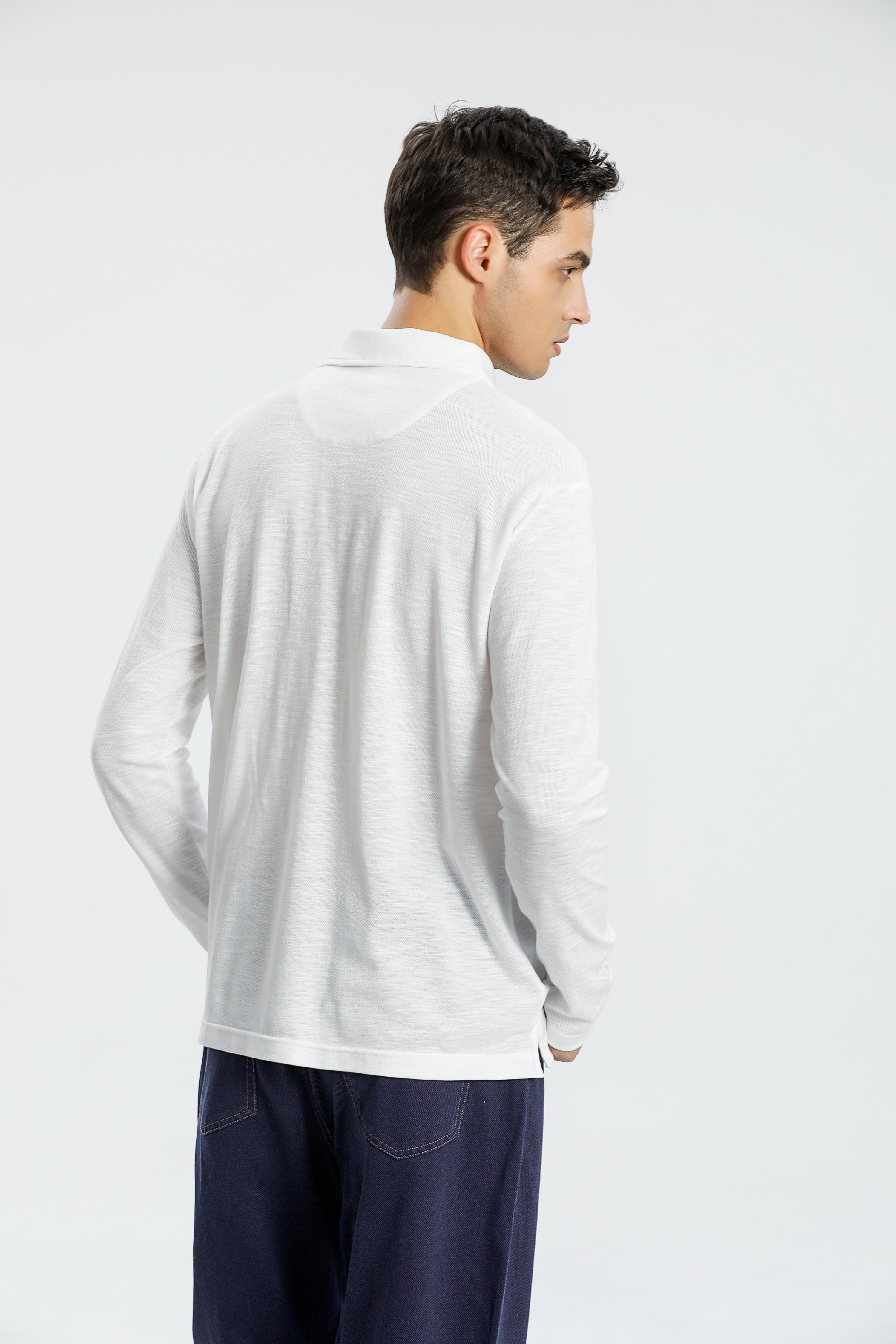 男裝經典Polo長袖