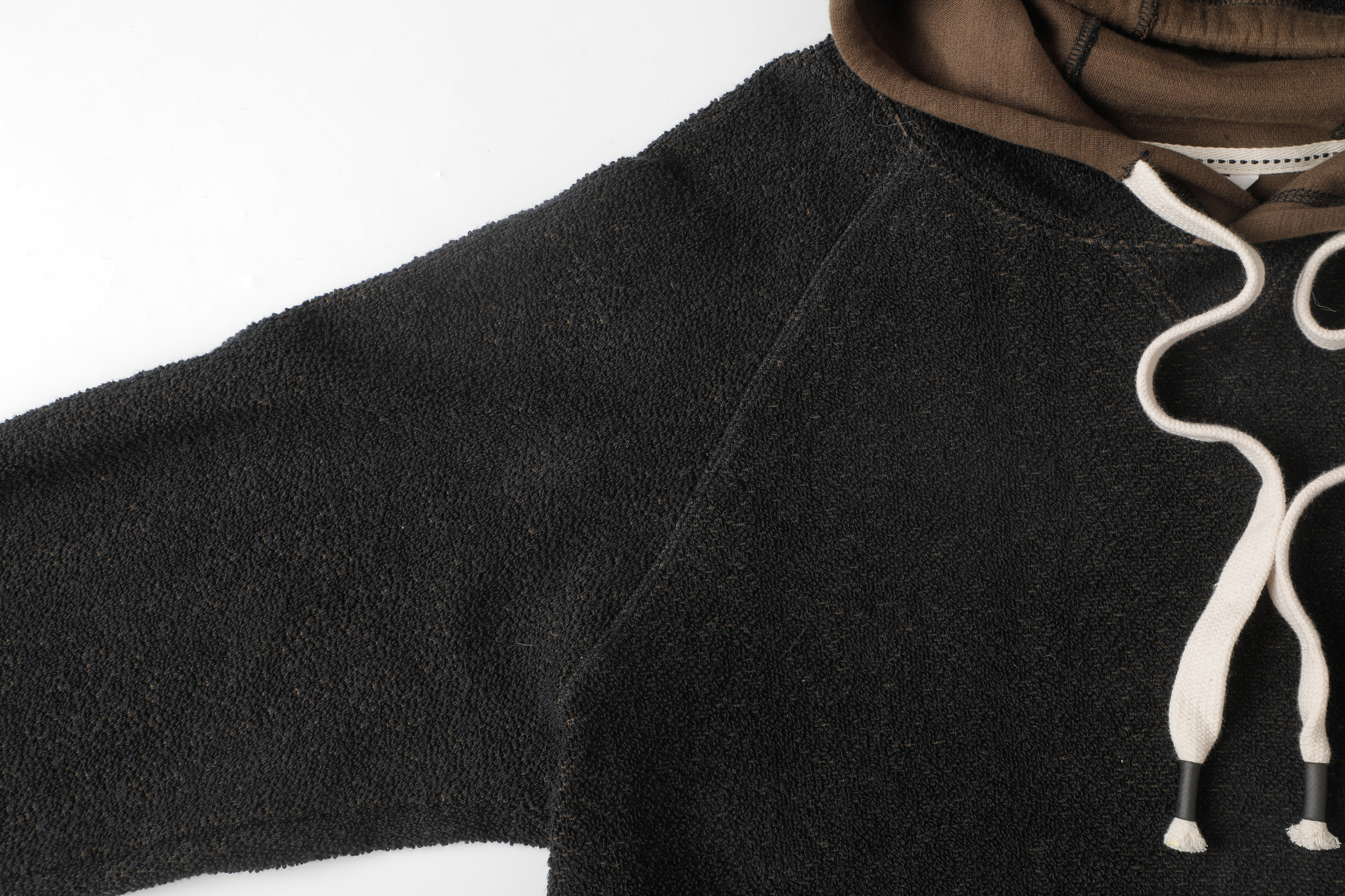 男裝黑色有帽衛衣