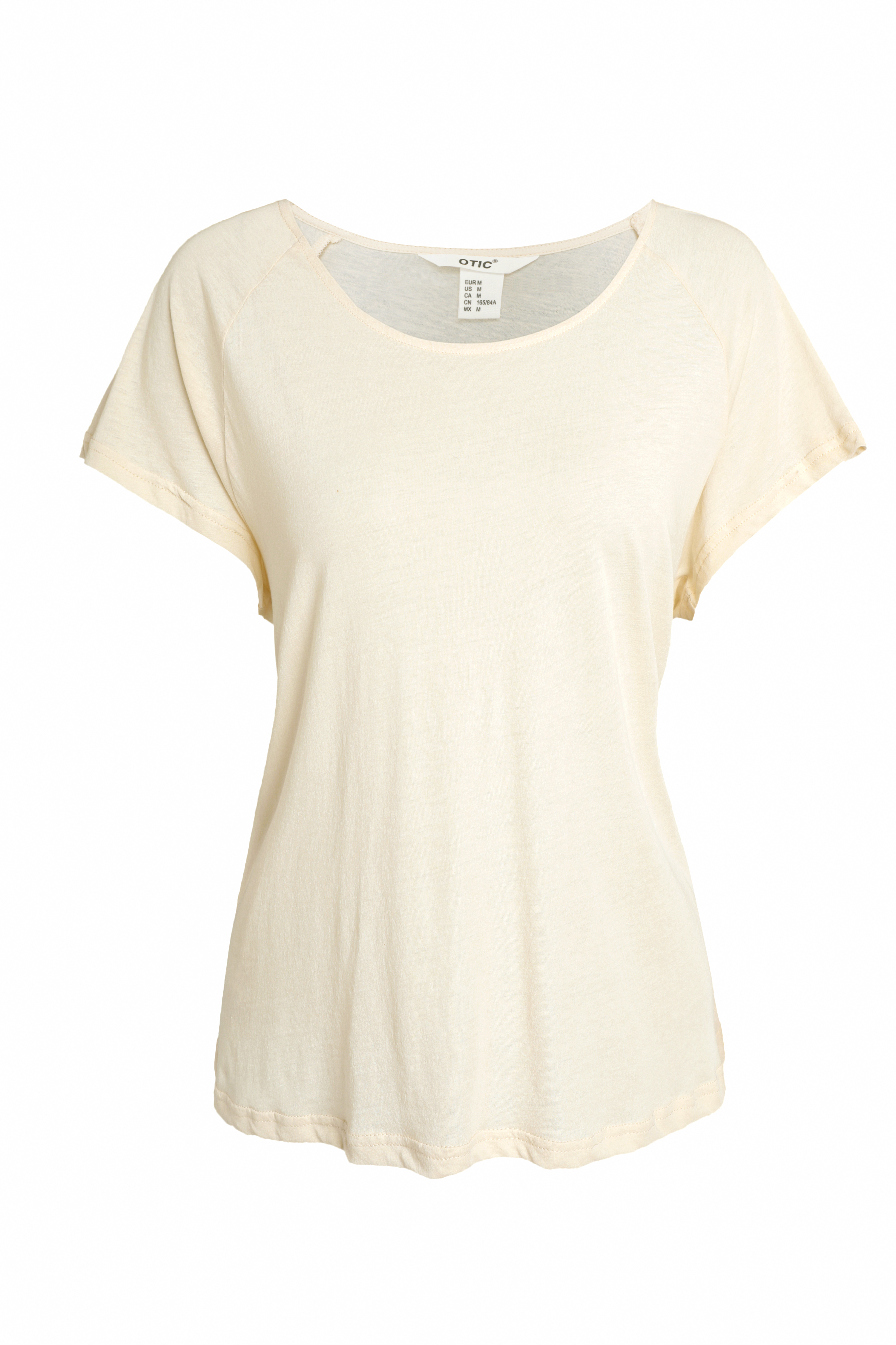 Ladies' short shoulder sleeve T-shirt