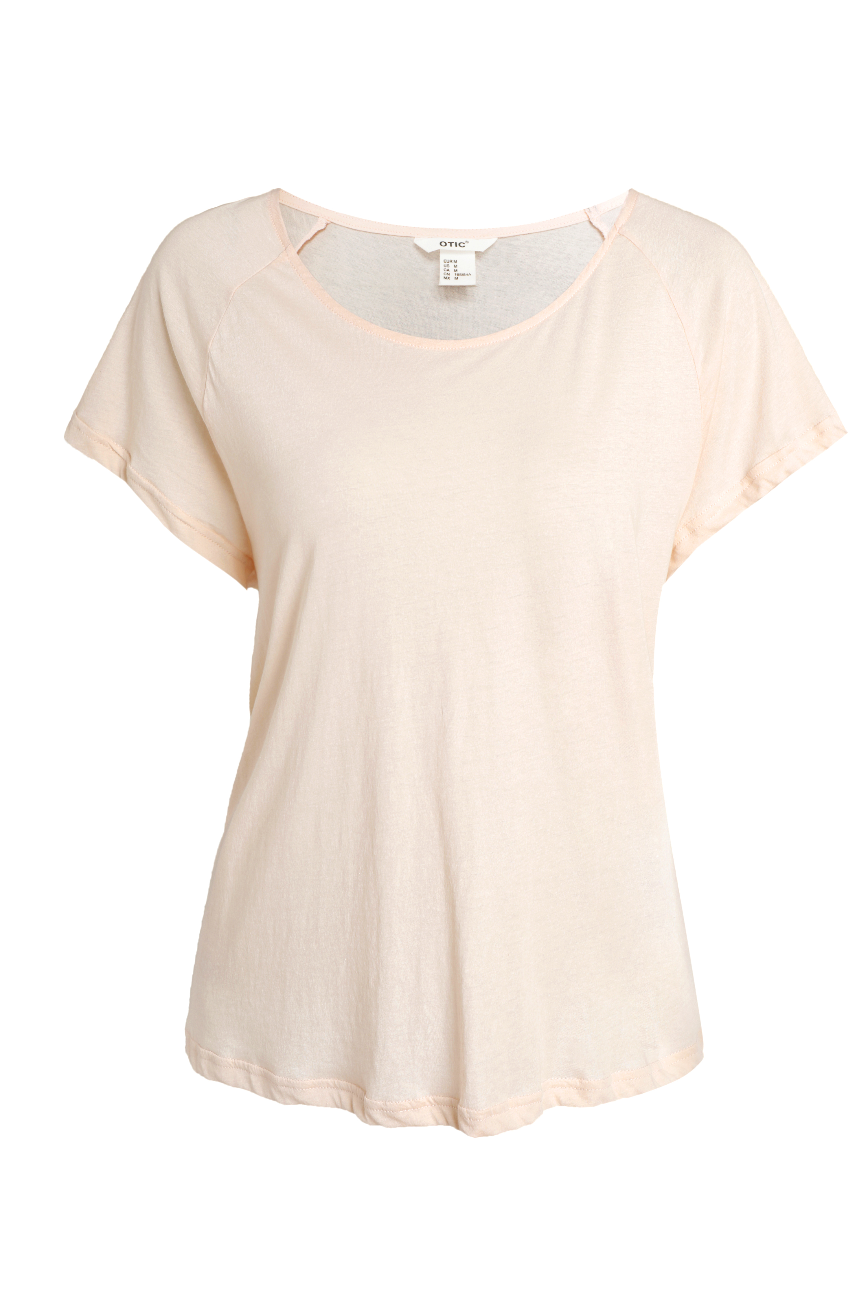 Ladies' short shoulder sleeve T-shirt