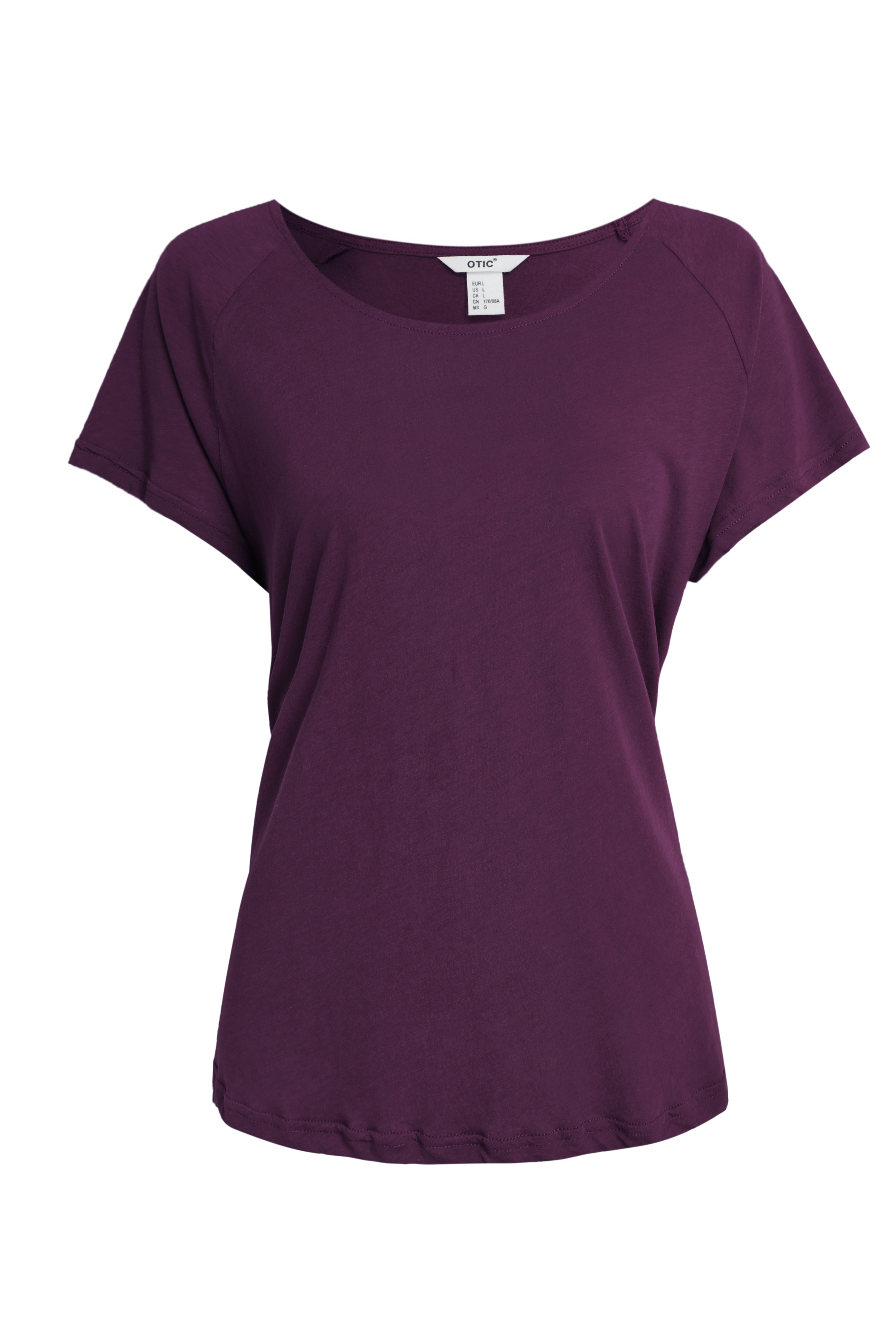 Ladies' short shoulder sleeve T-shirt