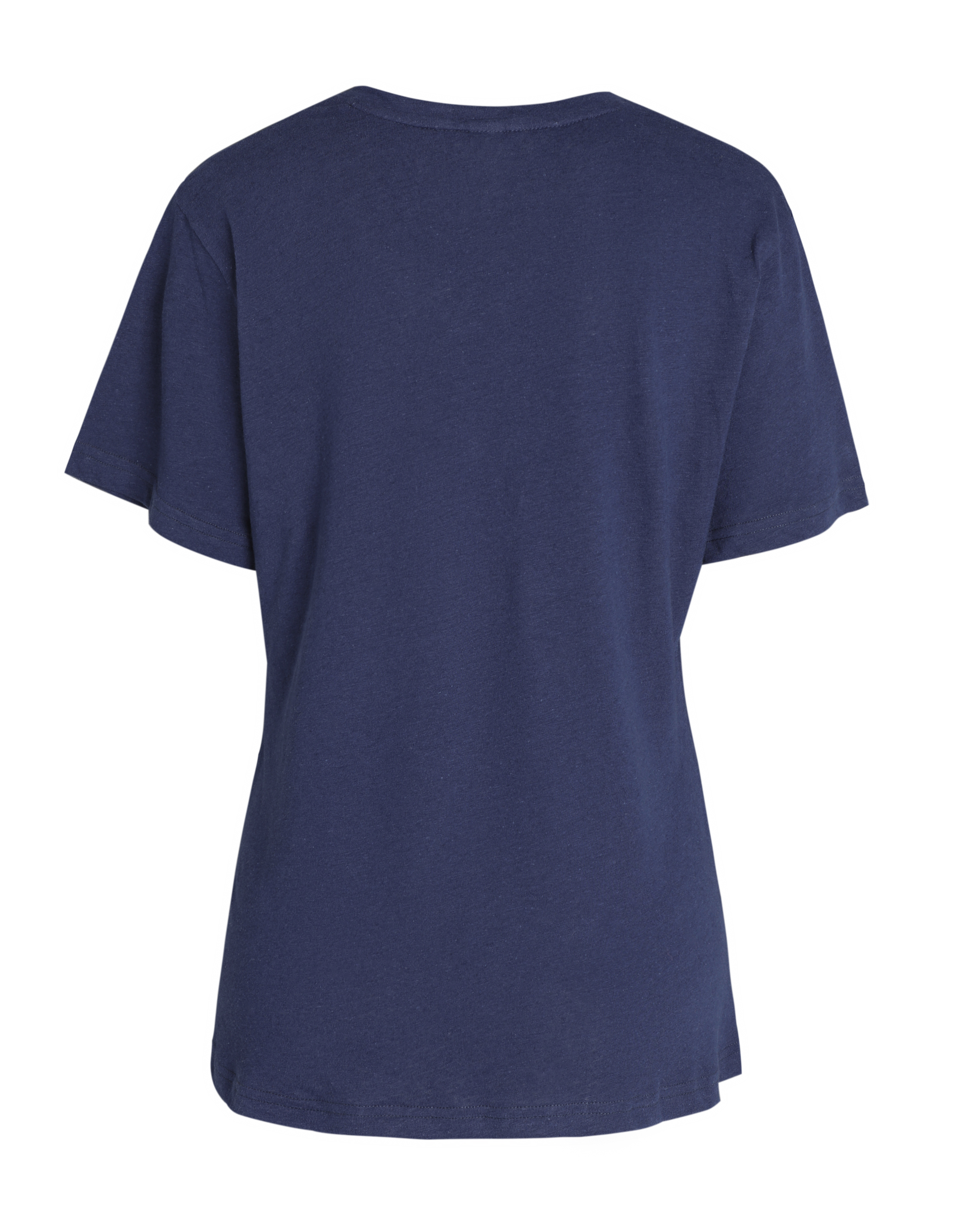 Blue short-sleeved T-shirt