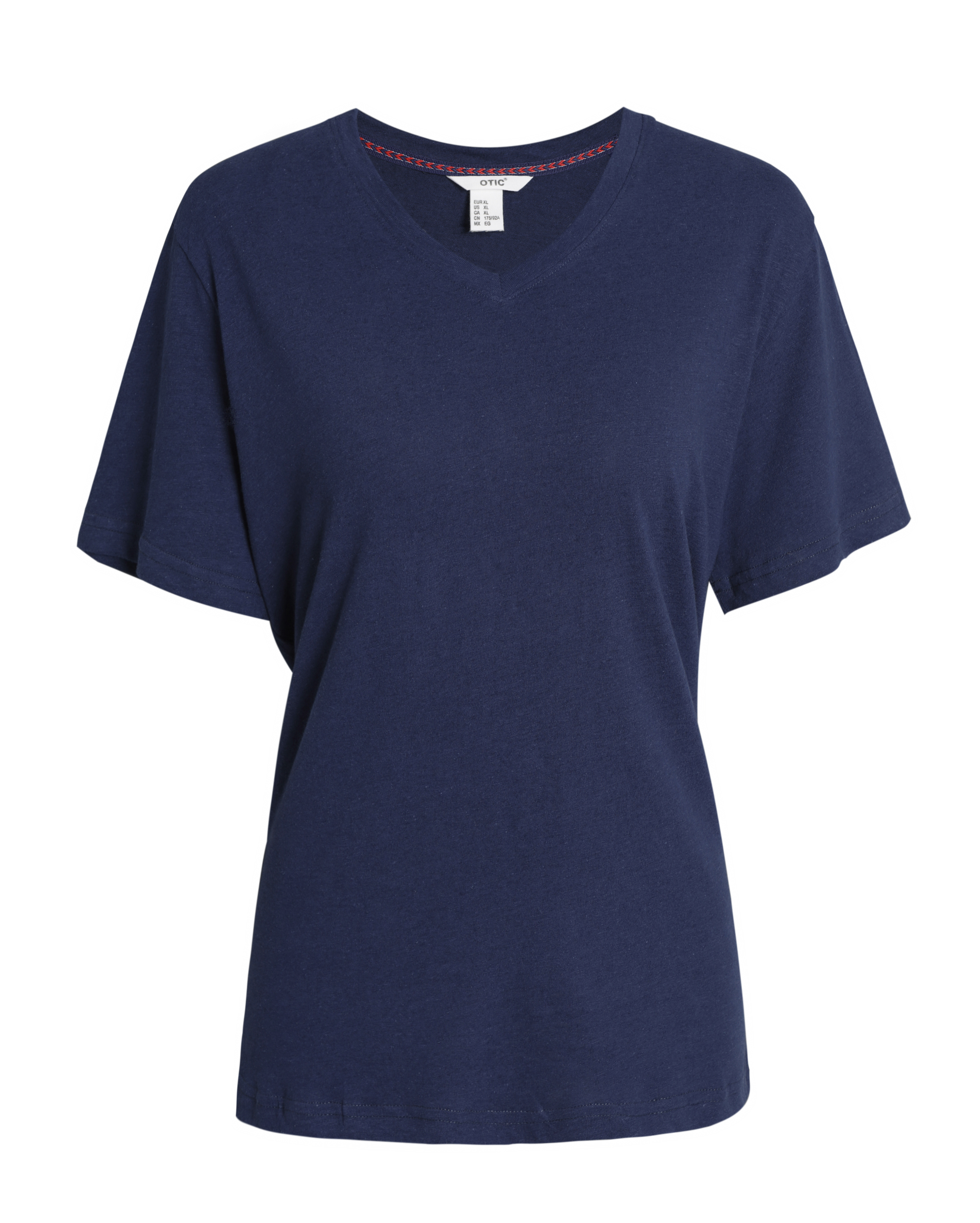 Ladies'V-neck T-line short sleeve for 