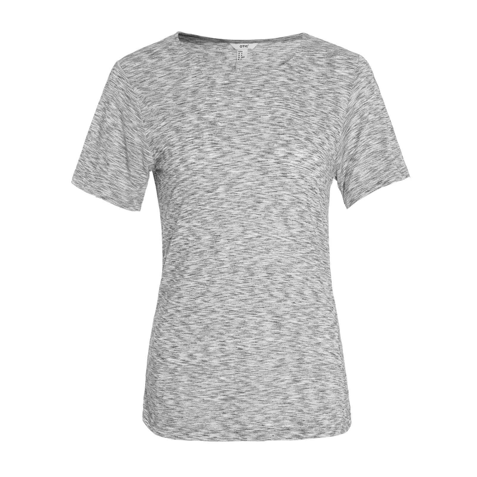 Ladies'  crew-neck short-sleeved T-shirt