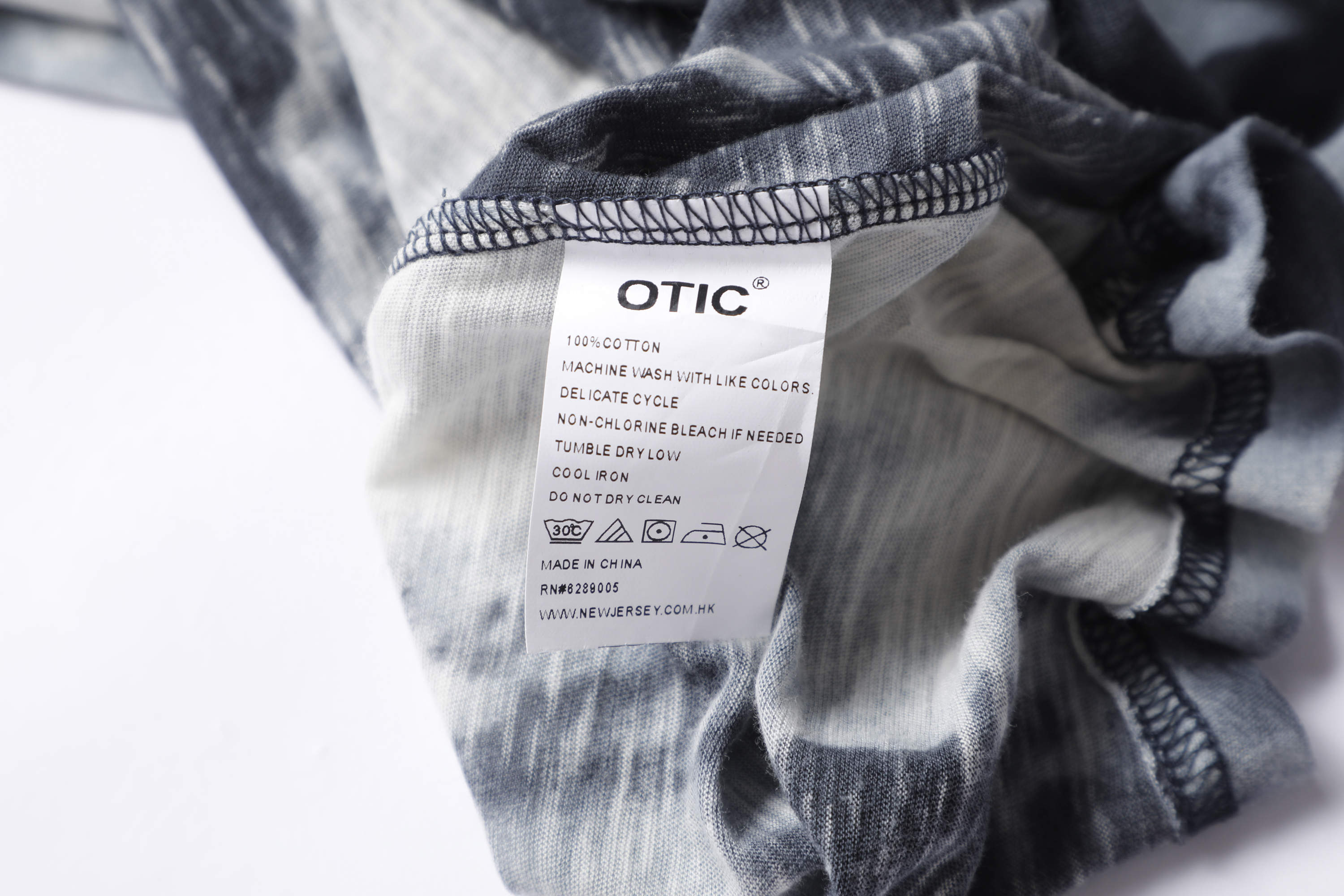 Tie-dye short-sleeve T-shirt