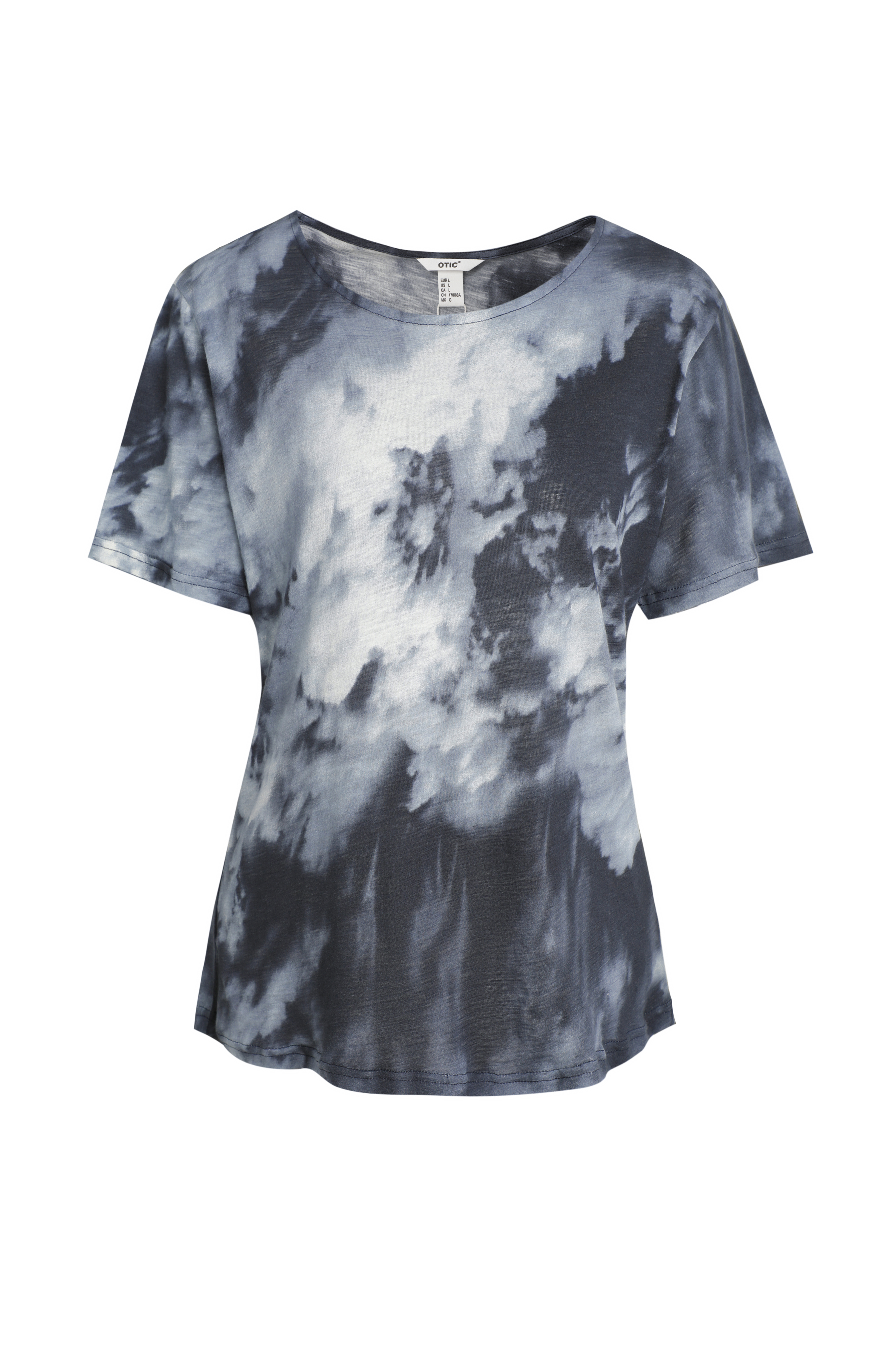 Tie-dye short-sleeve T-shirt