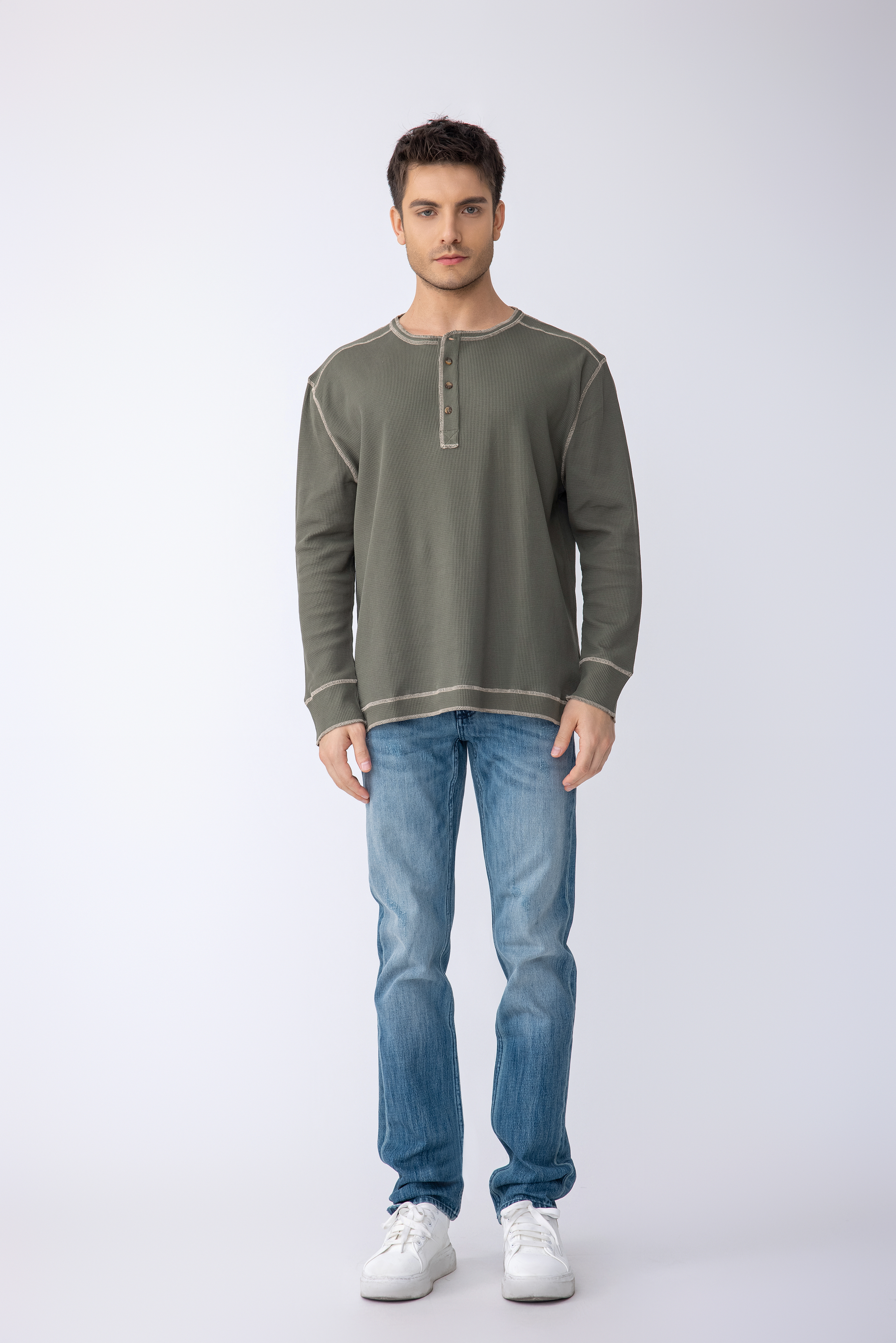 Classic Long Sleeved Men's Clothing