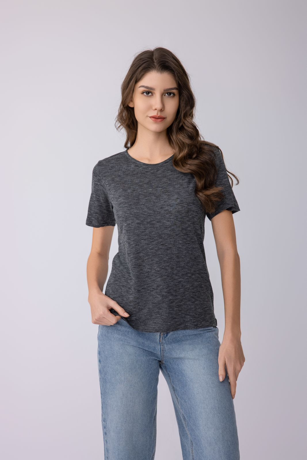 Women's Crew-Neck Short-Sleeved T-Shirt