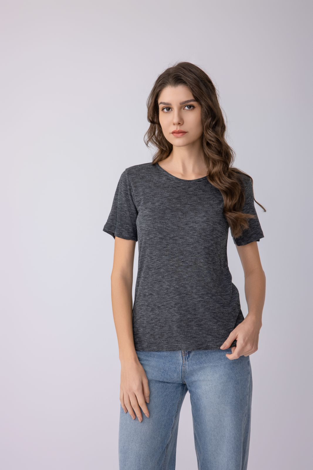 Women's Crew-Neck Short-Sleeved T-Shirt