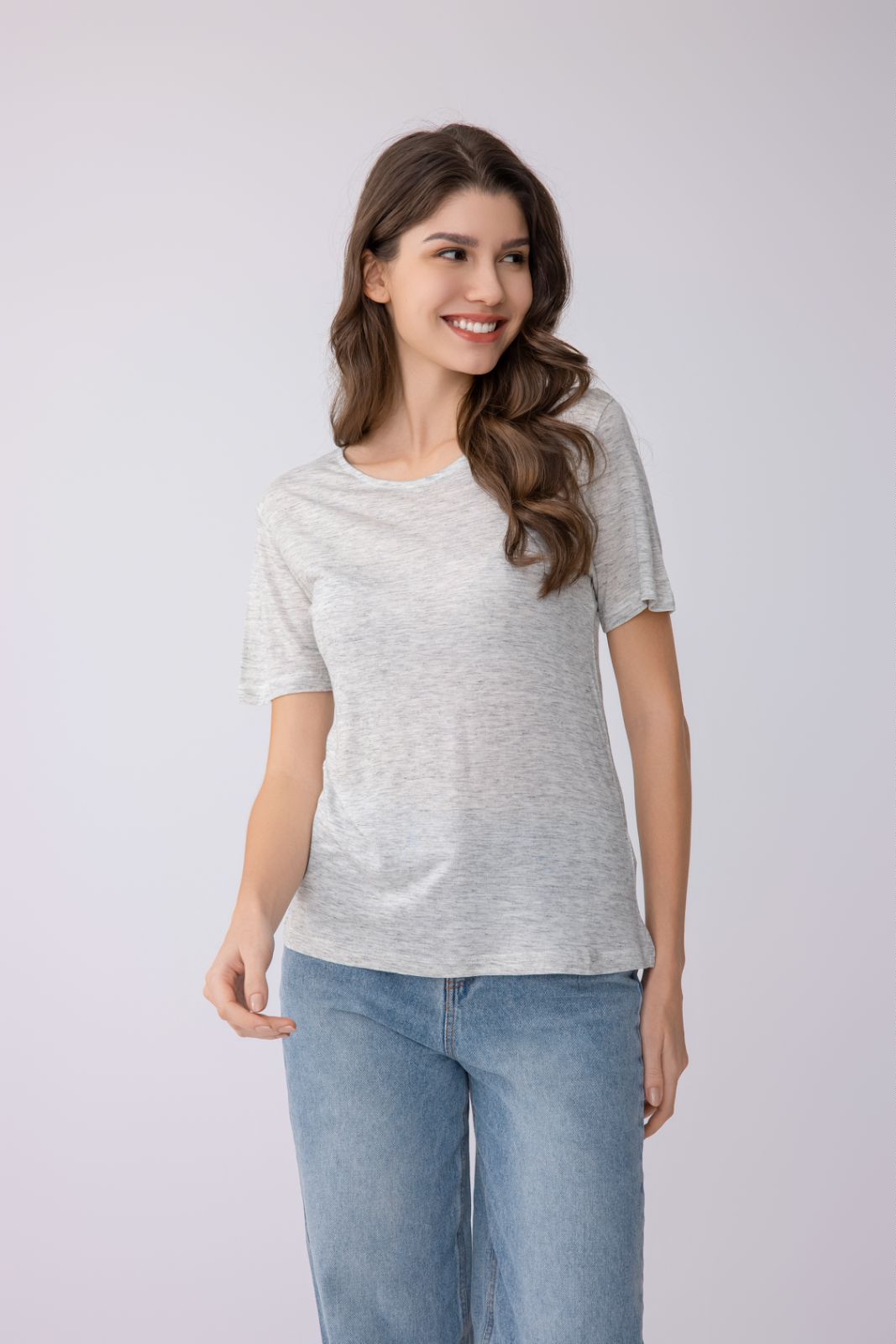 Women's Crew-Neck Short-Sleeved T-Shirt