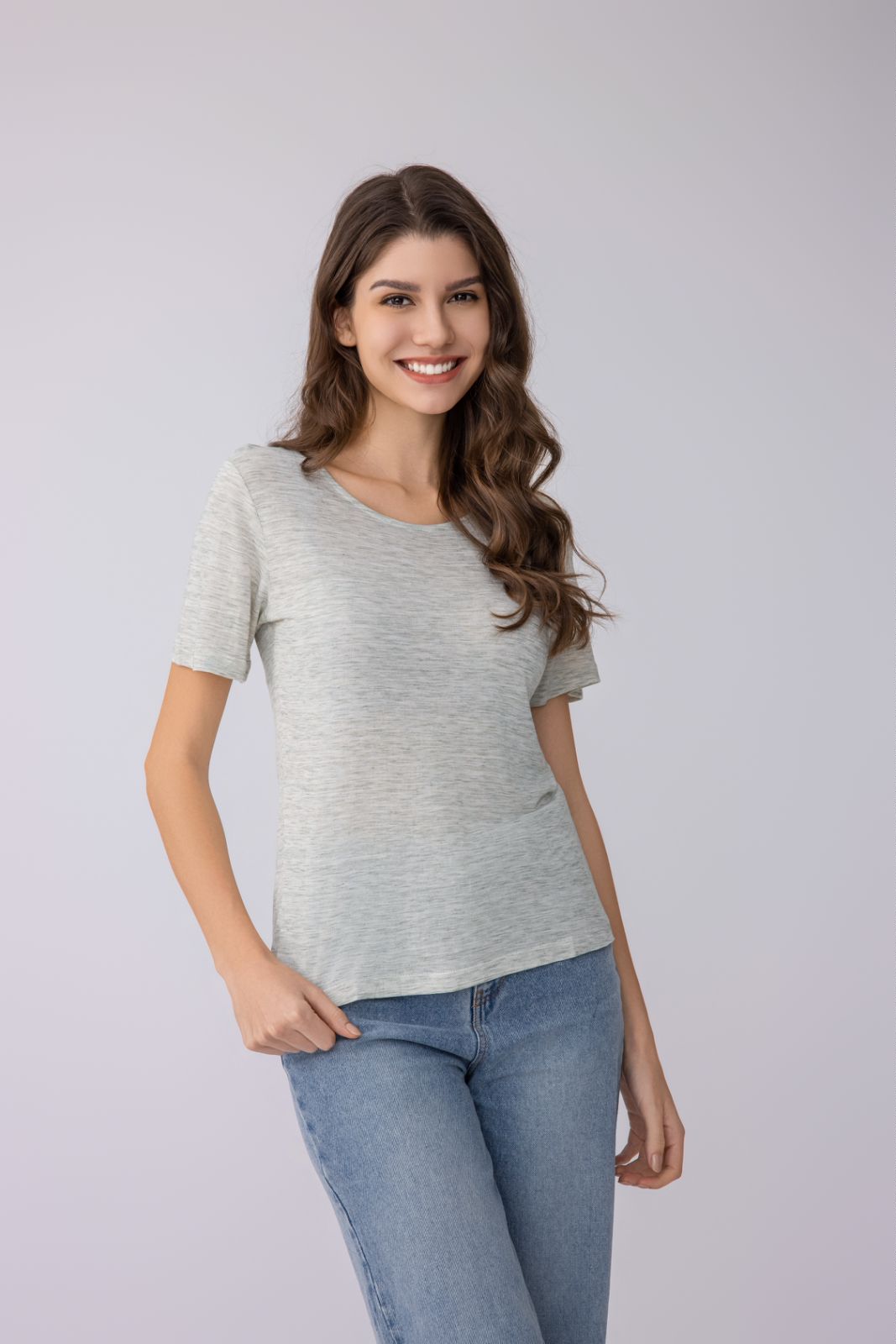 Women's Crew-Neck Short-Sleeved T-Shirt