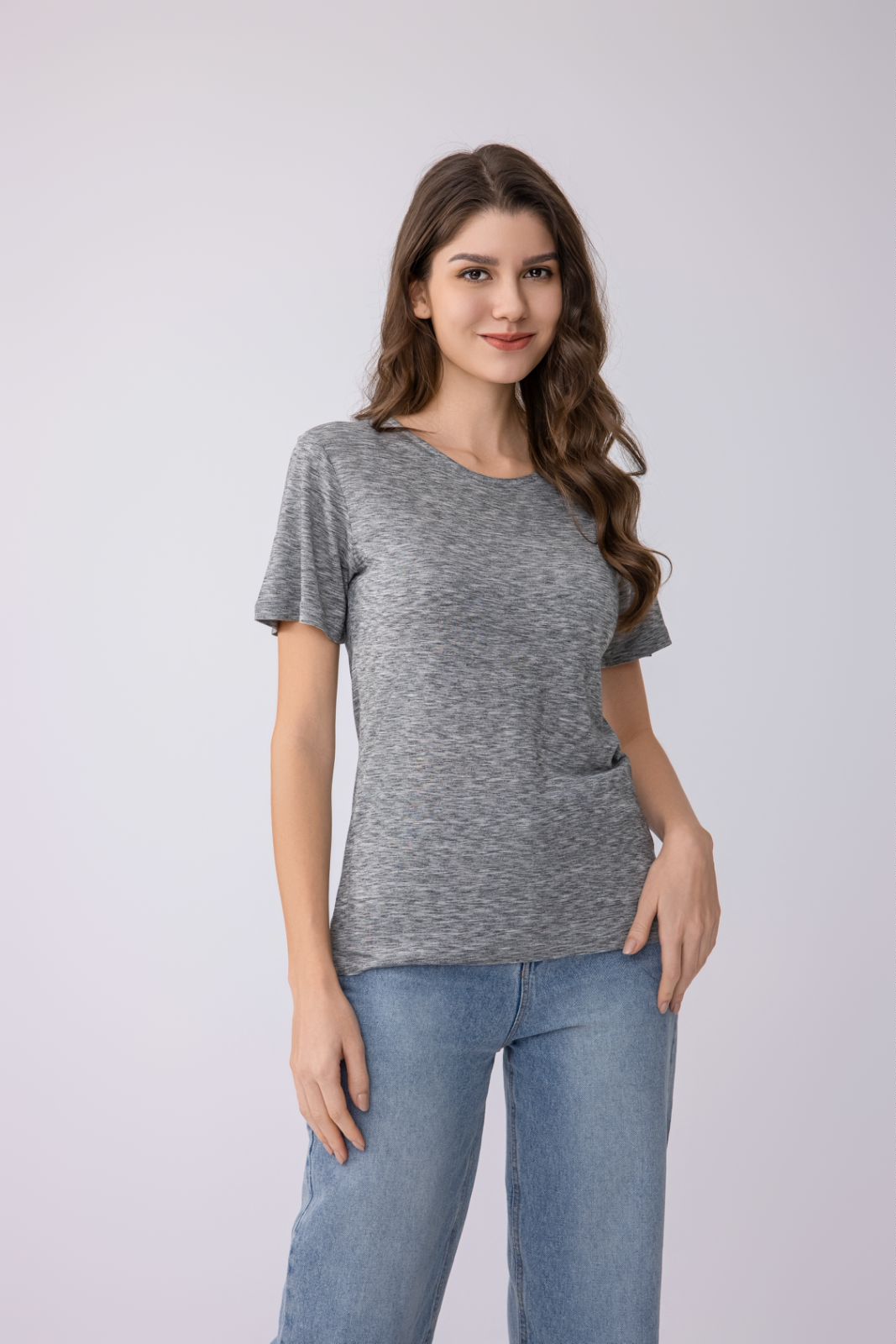 Women's Crew-Neck Short-Sleeved T-Shirt
