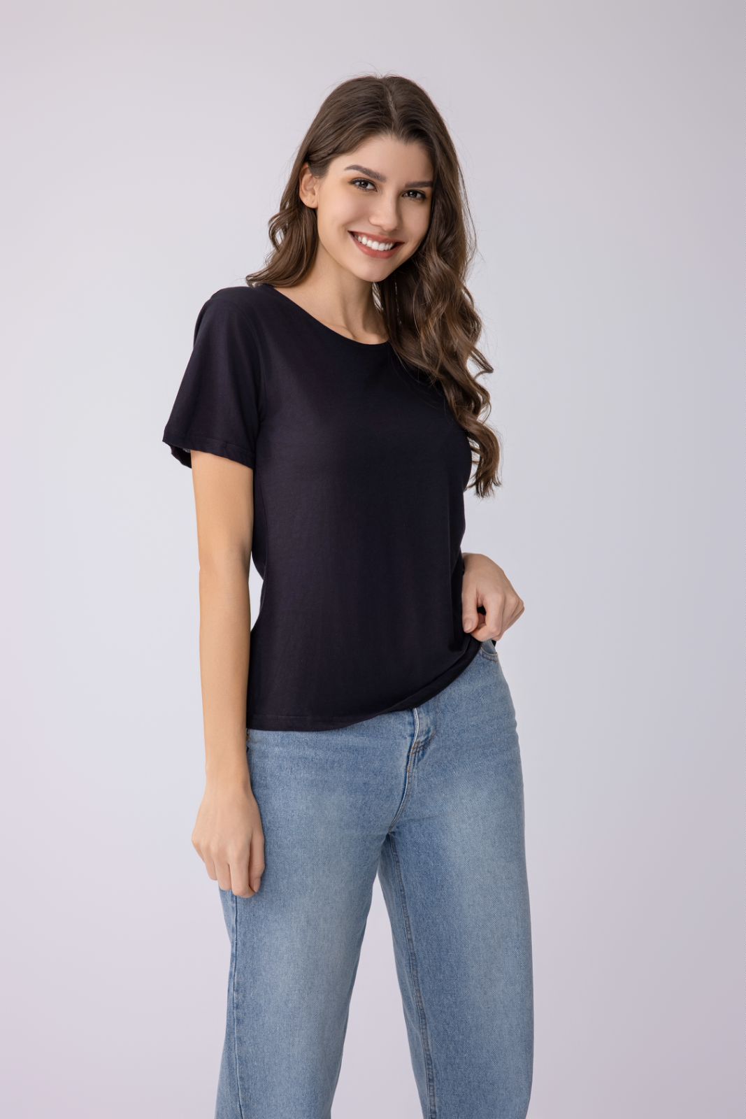 Women's Crew-Neck Short-Sleeved T-Shirt