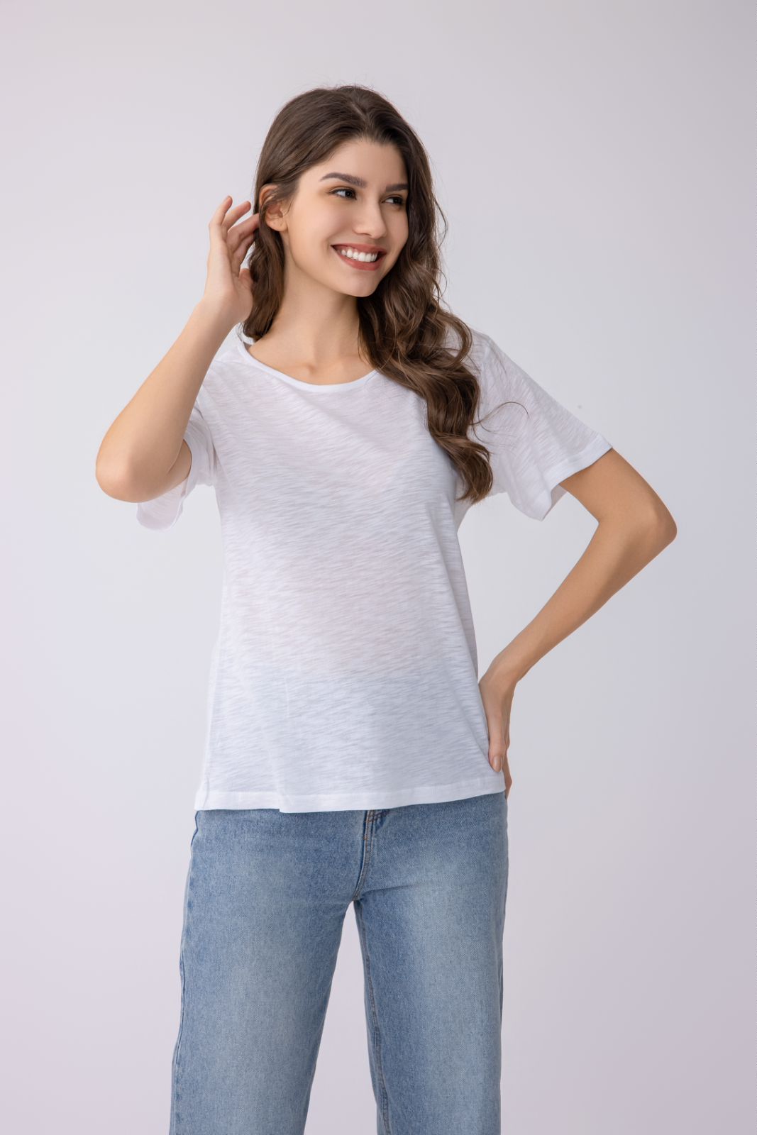 Women's Crew-Neck Short-Sleeved T-Shirt