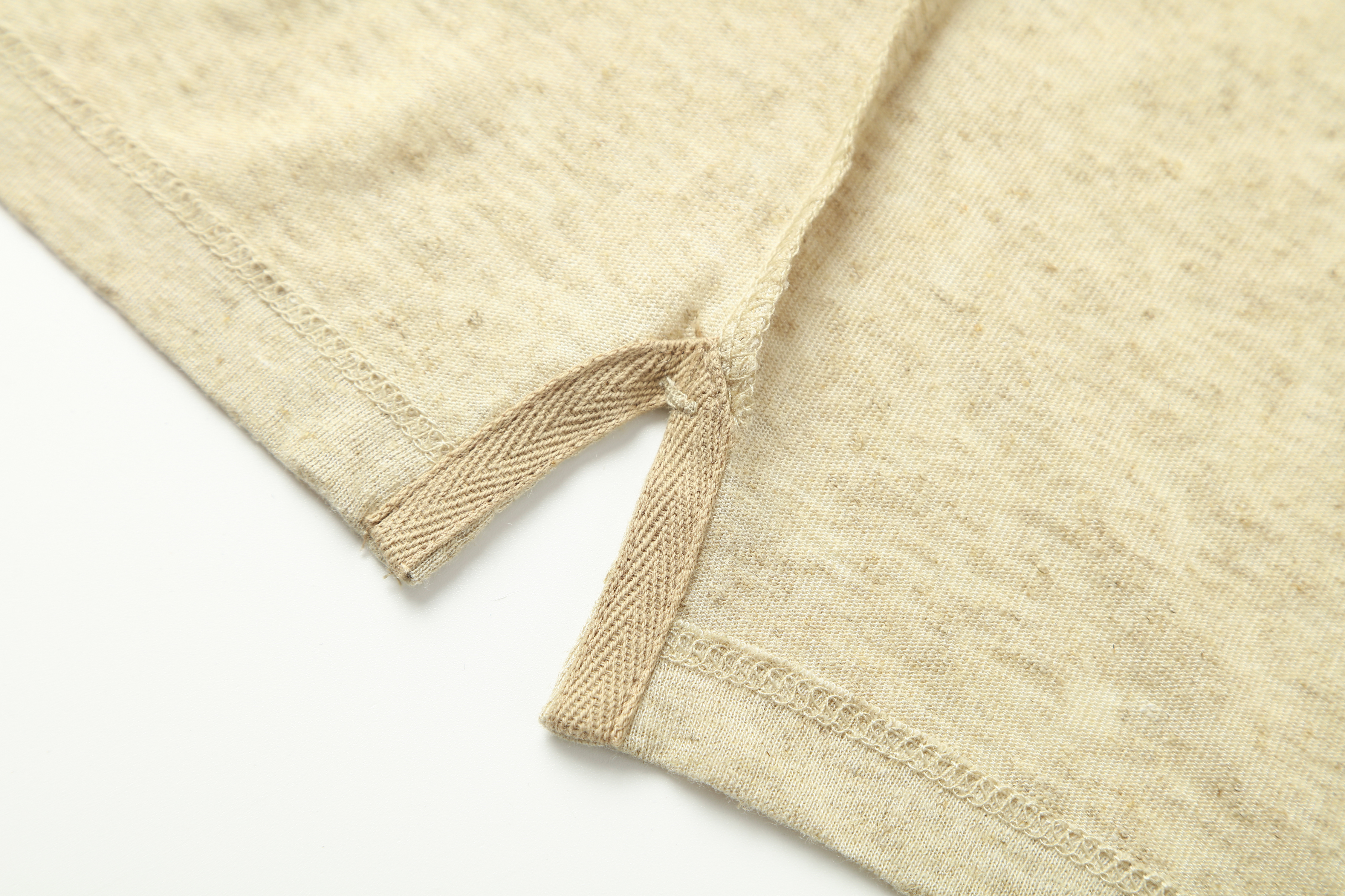 Men's open-tube short-sleeved T-shirt