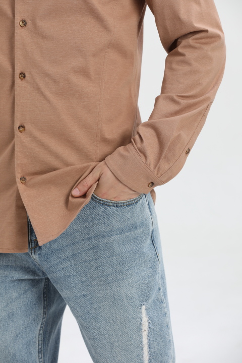 Men's long-sleeved shirt