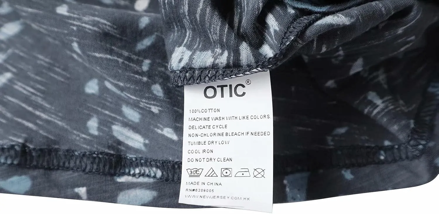 Women's Round Neck Short Sleeve Slub Jersey T-Shirt - Ocean Dream Print, Sustainable Cotton