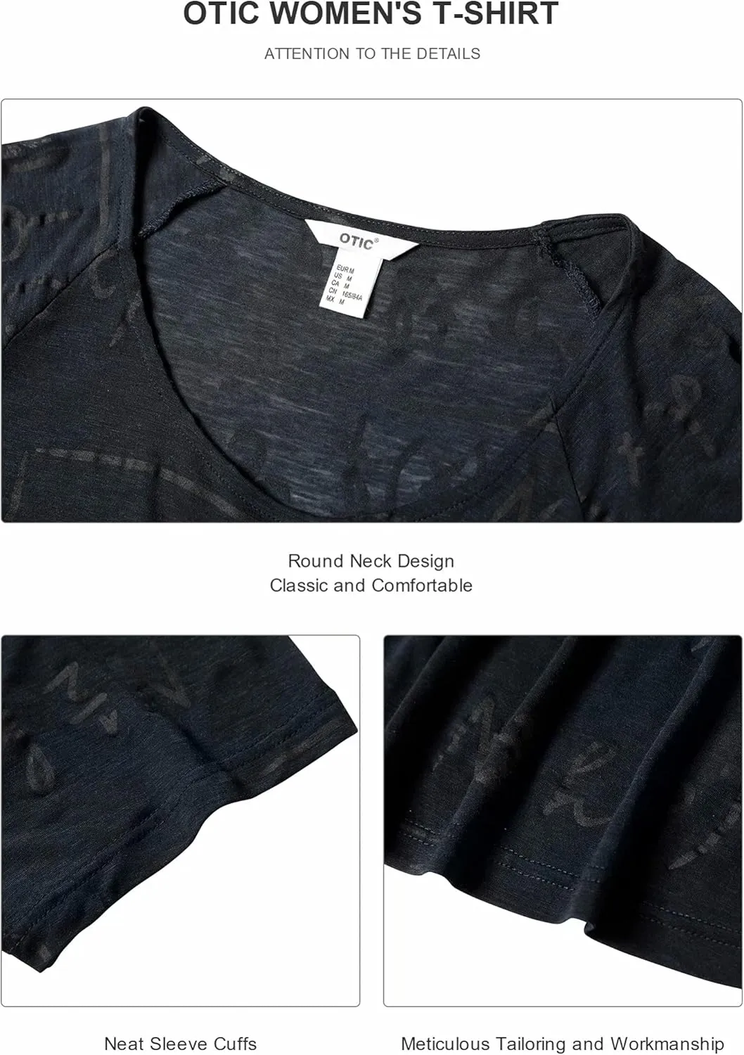 Women's Summer Crew Neck Raglan Sleeve Melange Color Casual Tee - Lightweight and Soft