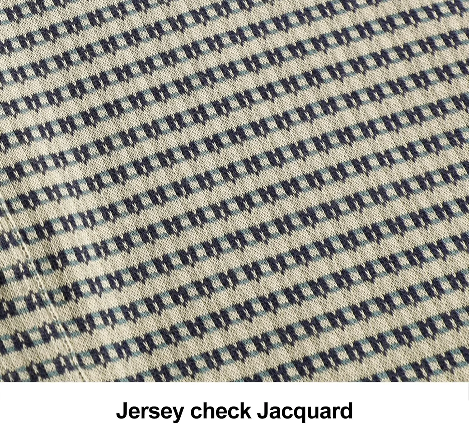 Sustainable Premium Cotton Men's Long Sleeve Check Polo Shirt