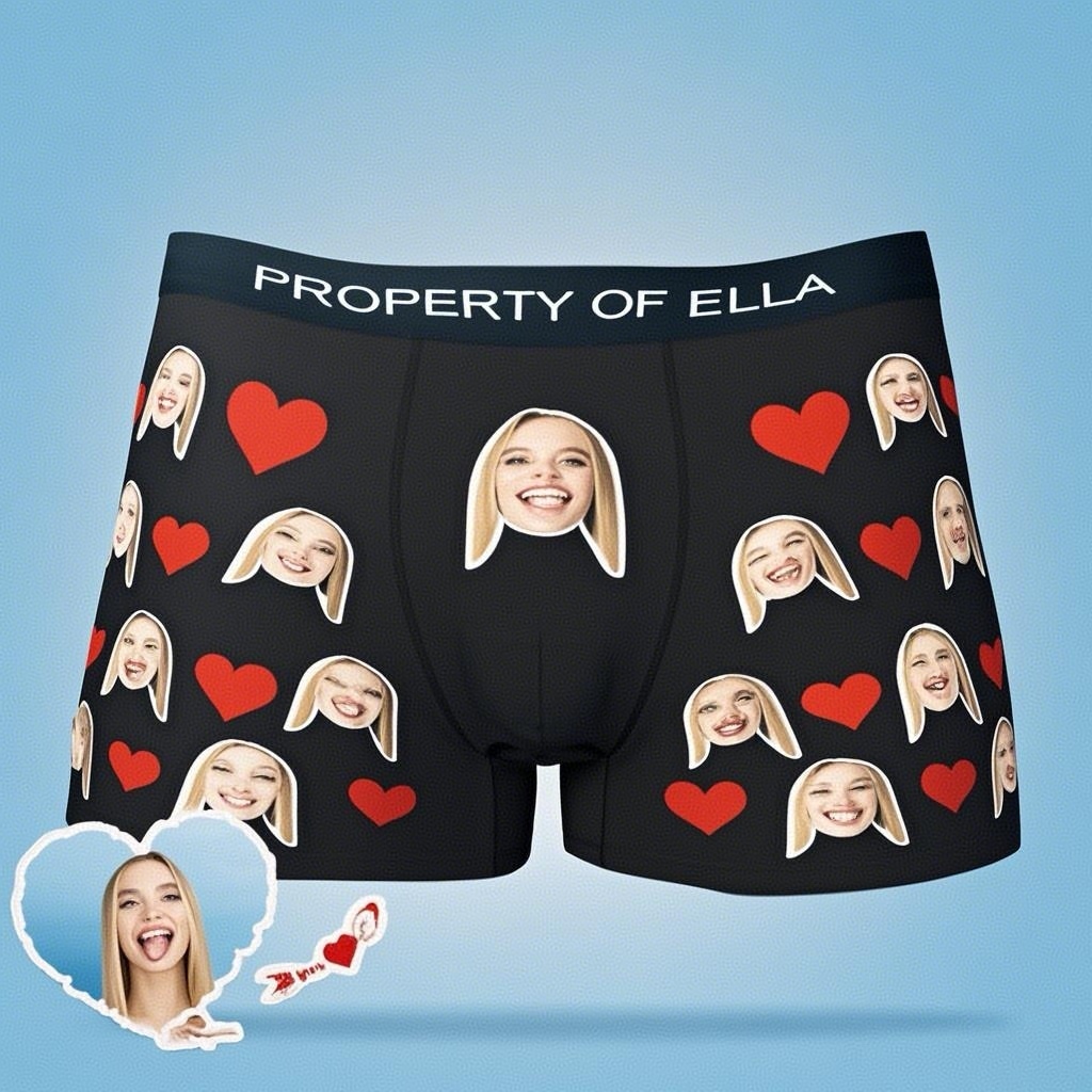 父の日の贈り物最高のロマンチックギフト- カスタムボクサーパンツ