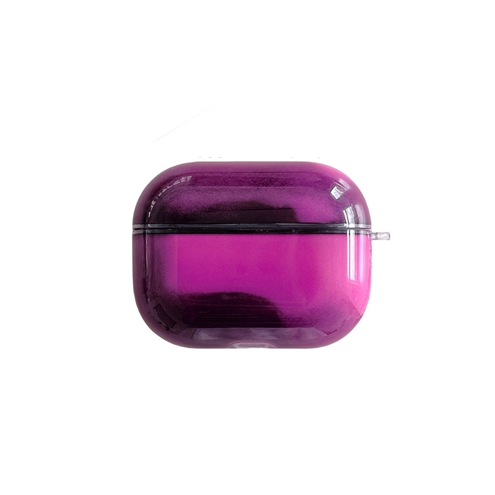 カスタム名液体グリッター AirPods ケース暗闇で光る流砂の輝きかわいい保護カバー AirPods 1 2 3 4 耐衝撃 -
