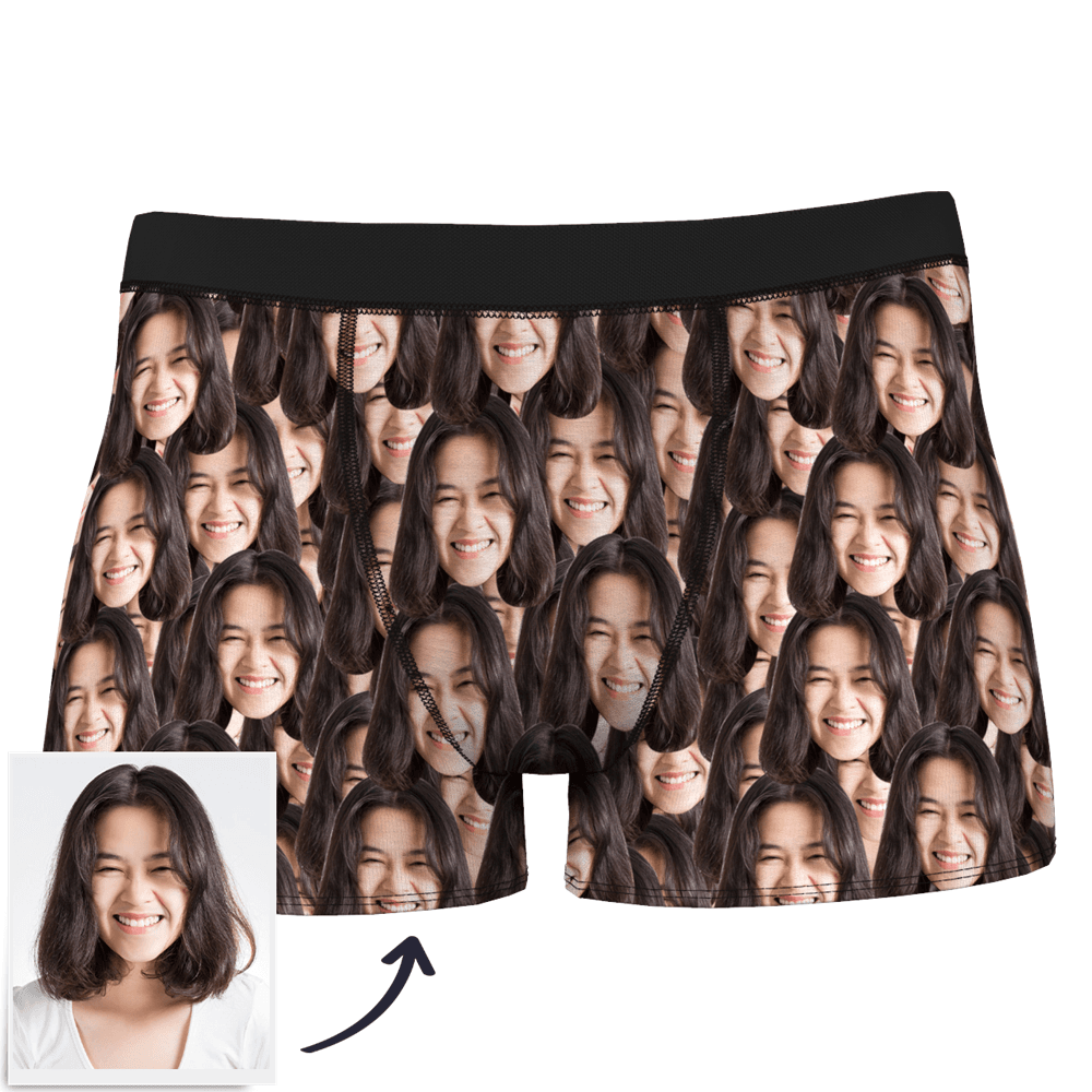 カスタムフォトボクサーパンツ-写真入り可能なオリジナル下着フォトマッシュ