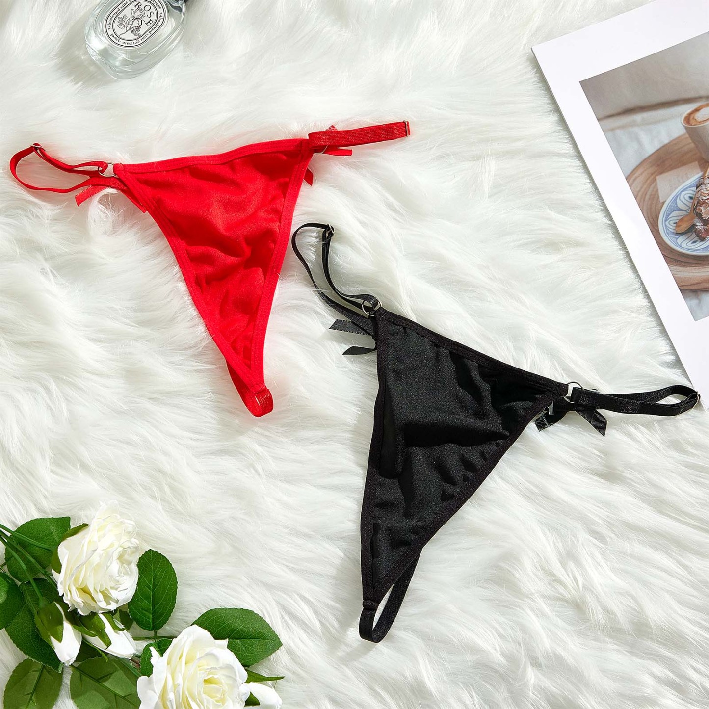 カスタムラインストーンレターtバックパーソナライズされた蝶ネクタイセクシーなtバック - 