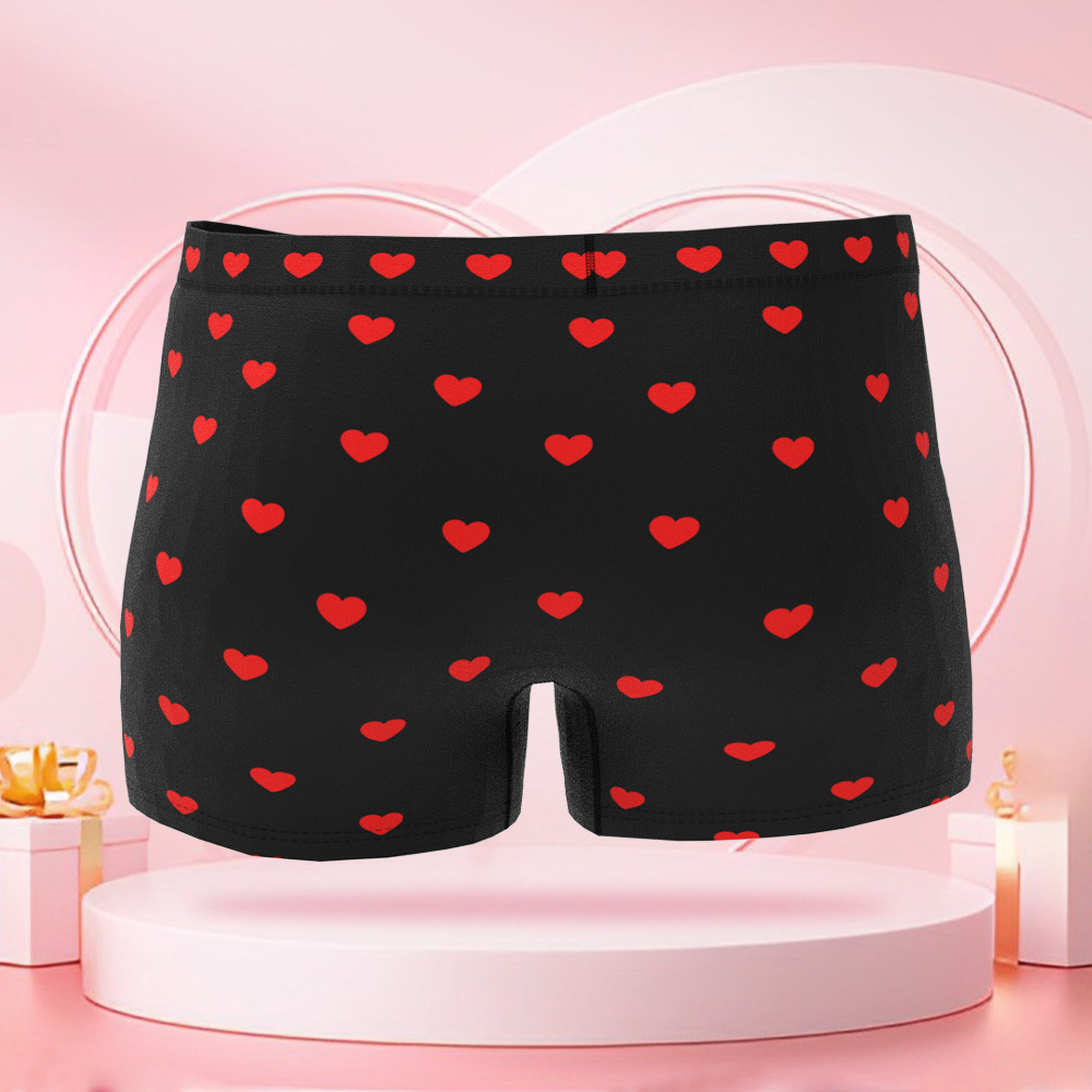 パーソナライズされたキューピッドフォトブリーフ,パーソナライズされた顔付きのバレンタインデーボクサーパンツ,ボーイフレンドへのバレンタインデーギフト. - 