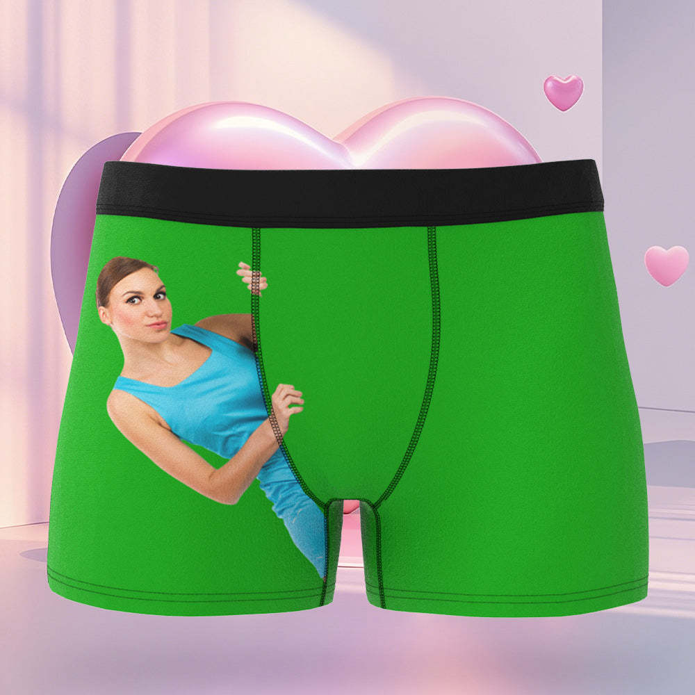 女性用カスタムバレンタインデーボクサーショーツ,彼氏へのバレンタインデーギフト - 
