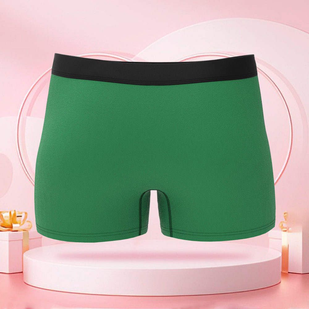 バナナを持った女性の絵が入ったカスタマイズされたメンズボクサーブリーフ,カスタマイズされた顔,バレンタインデーのボーイフレンドへのサプライズギフト - 