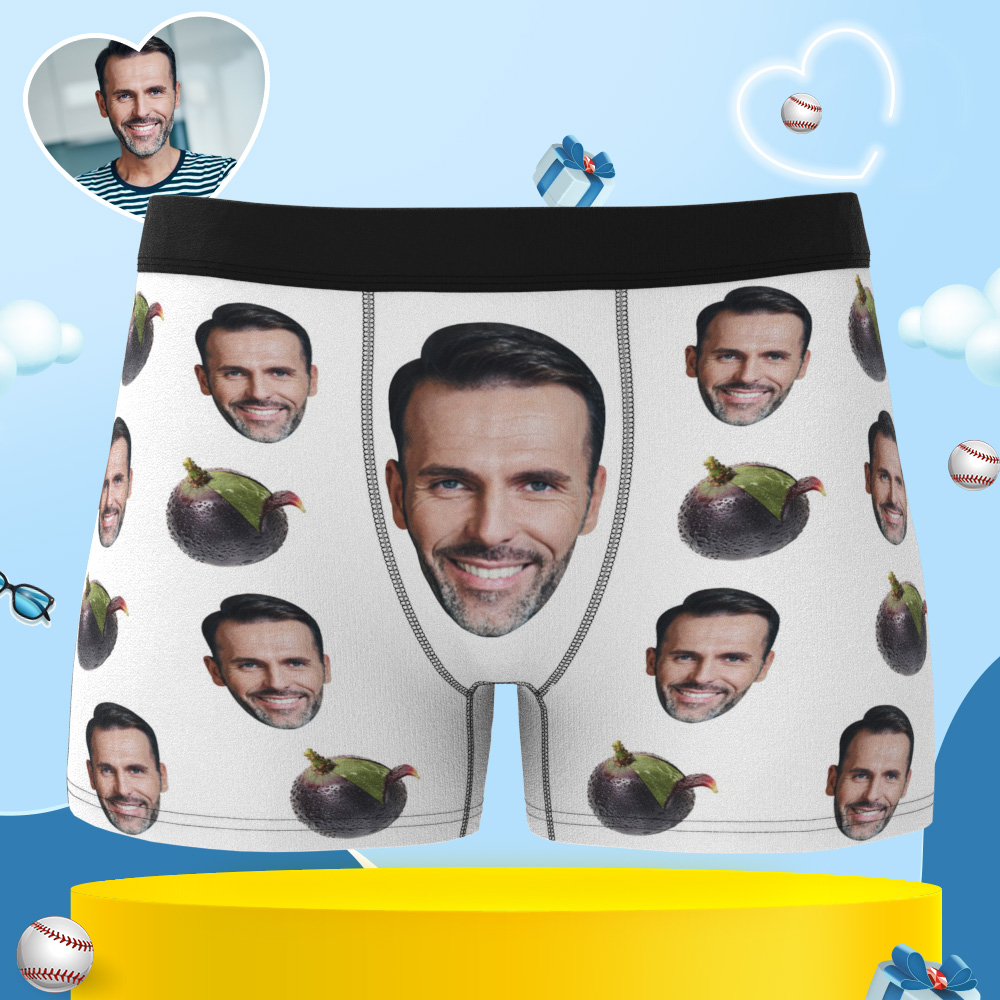 カスタムフェイス下着 パーソナライズ写真ボクサーショーツ カスタム写真ボクサー