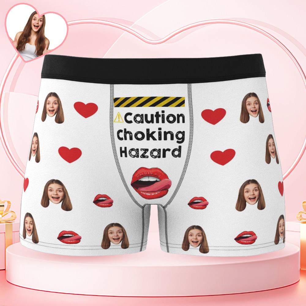 パーソナライズされたフェイスアンダーウェア パーソナライズされたメンズボクサーパンツ カスタムアンダーウェア 恋人へのギフト