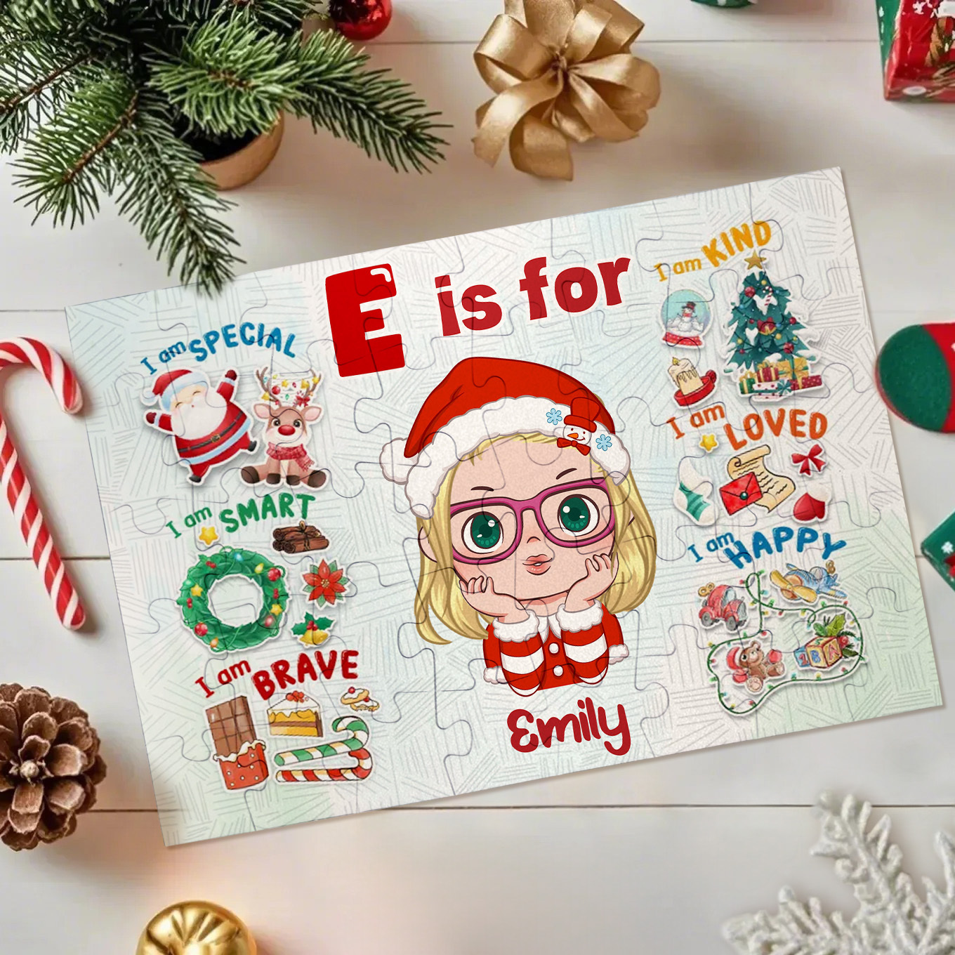 パーソナライズされたジグソーパズル - お誕生日おめでとう |孫へのギフト - 子供へのギフト - トレンディ 2024 新作 2024 - パーソナライズされたパズル - 