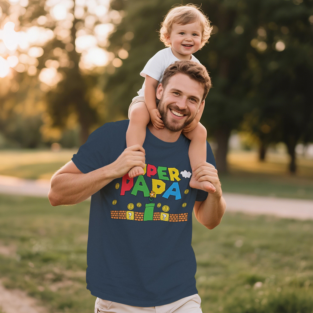 父へのギフトtシャツ パパへのギフトシャツ 父の日用パパシャツ - 